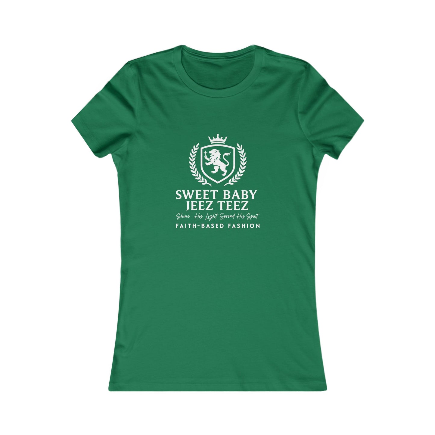 Sweet Baby Jeez Teez Faith-Based Fashion Very Fitted Women's Tshirt
