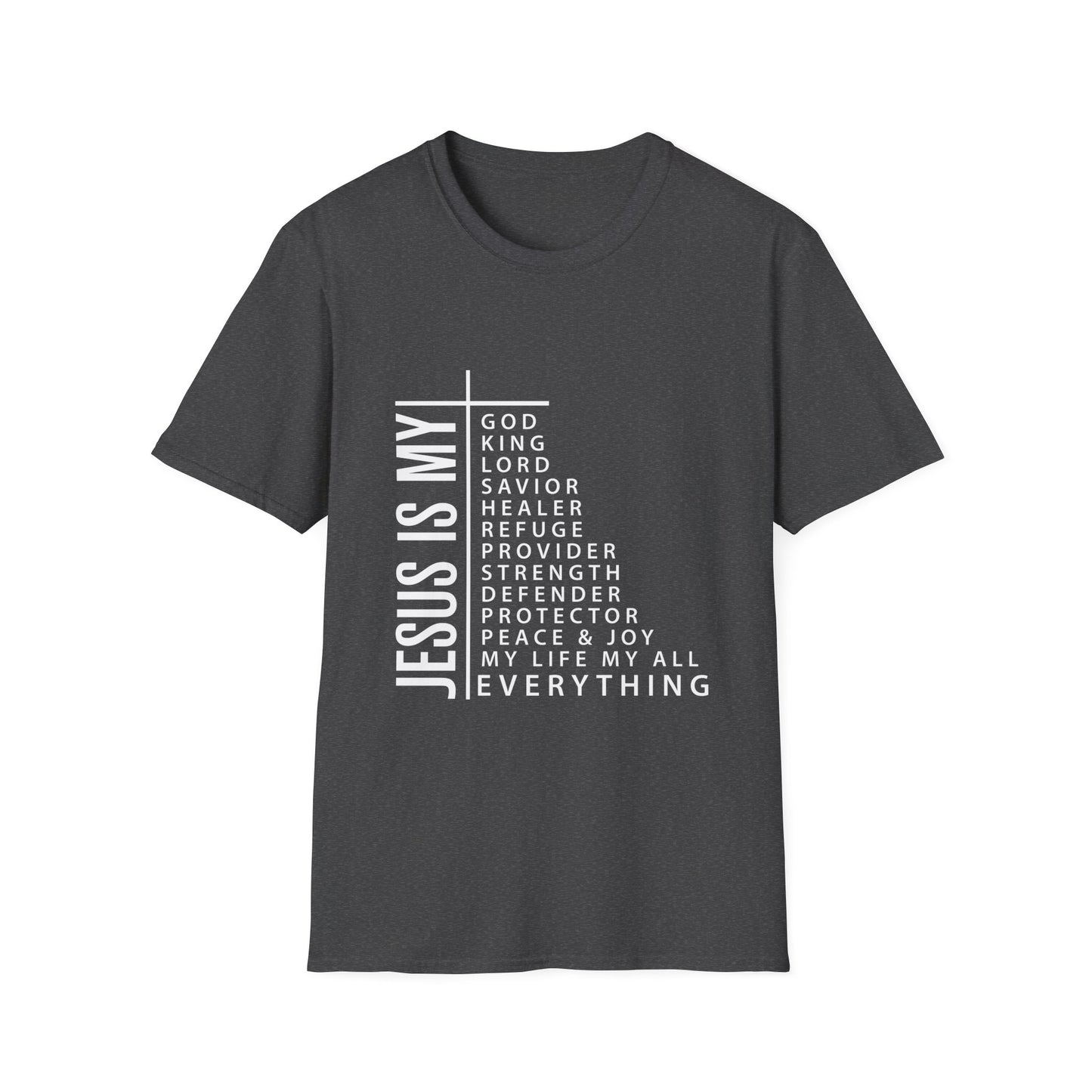 Jesus is My Women's Relaxed/Plus Tshirt (White Logo) - Sweet Baby Jeez Teez