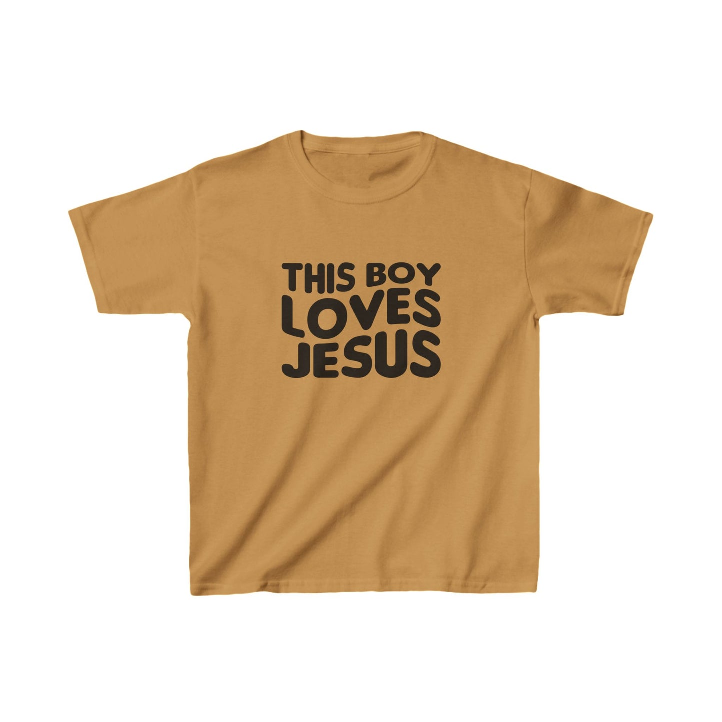 This Boy Loves Jesus Kid's Tshirt - Sweet Baby Jeez Teez