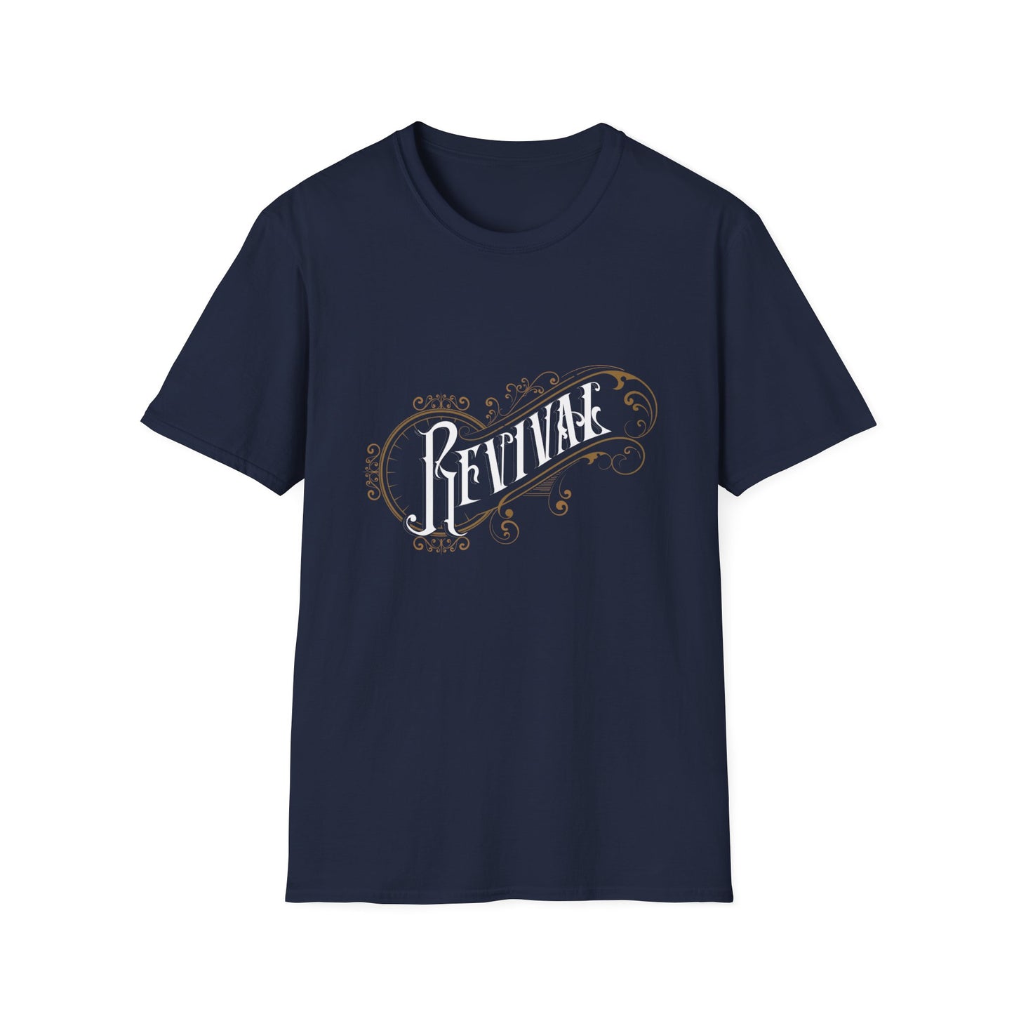 Revival Softstyle Men's Christian T-Shirt (Vintage Logo) - Sweet Baby Jeez Teez