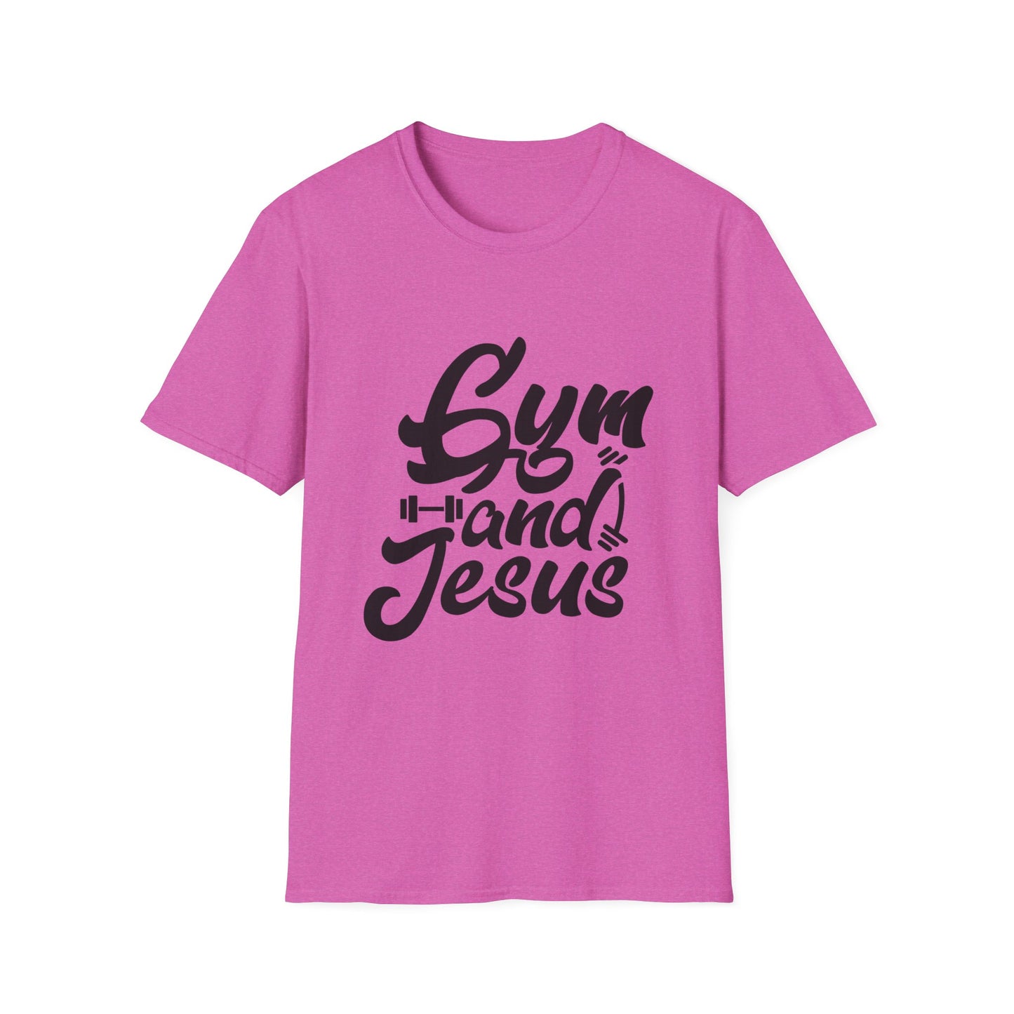 Gym and Jesus Women's Relaxed/Plus Tshirt (Black Logo) - Sweet Baby Jeez Teez