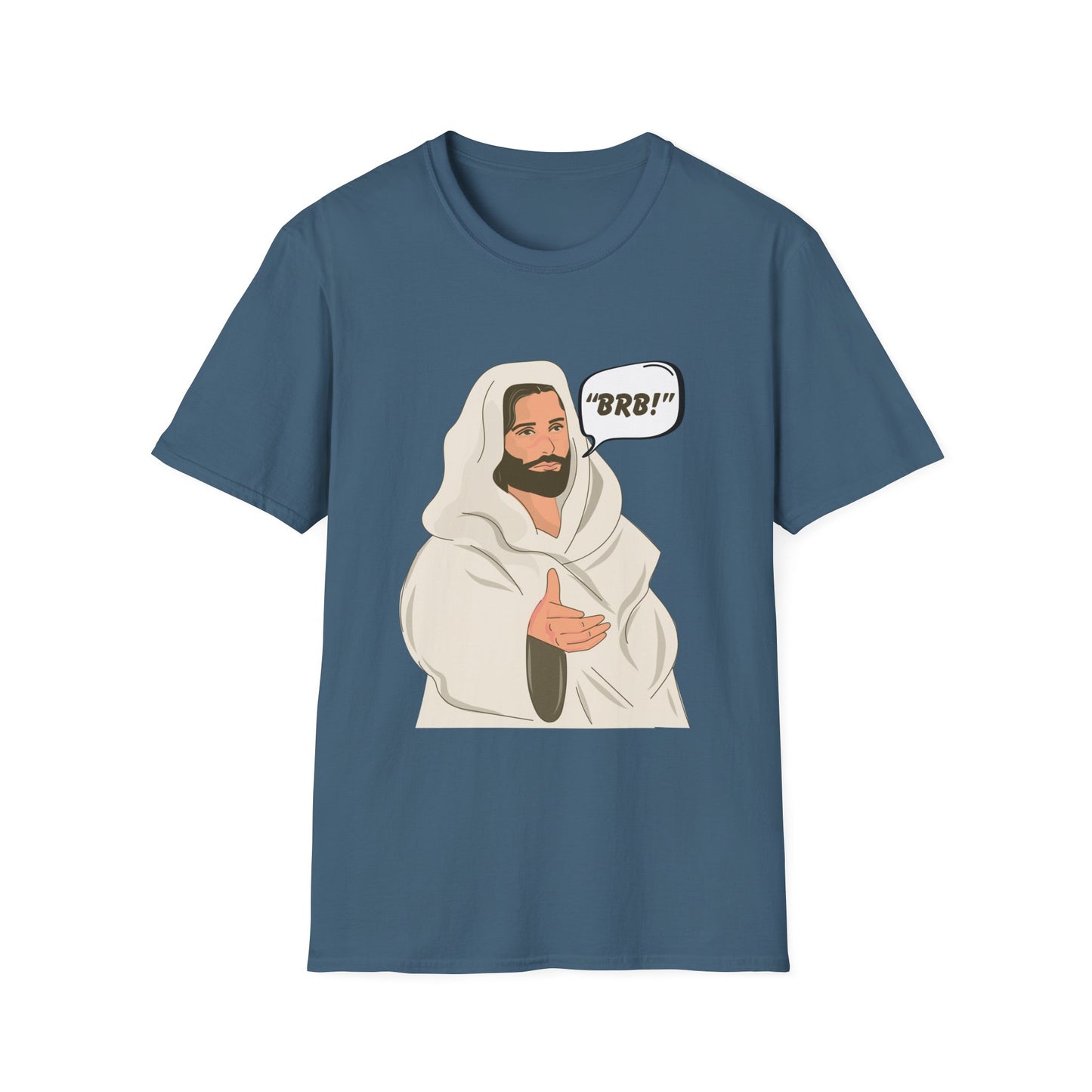 "BRB" Men's Tshirt (Cartoon Logo) - Sweet Baby Jeez Teez