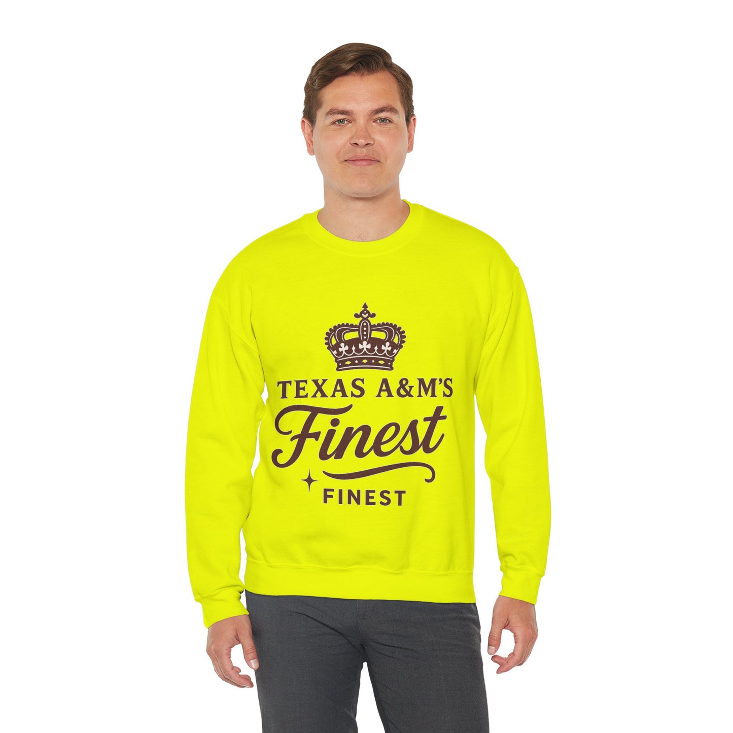 Texas A&M's Finest Crewneck Unisex Sweatshirt (Logo 1) - Sweet Baby Jeez Teez