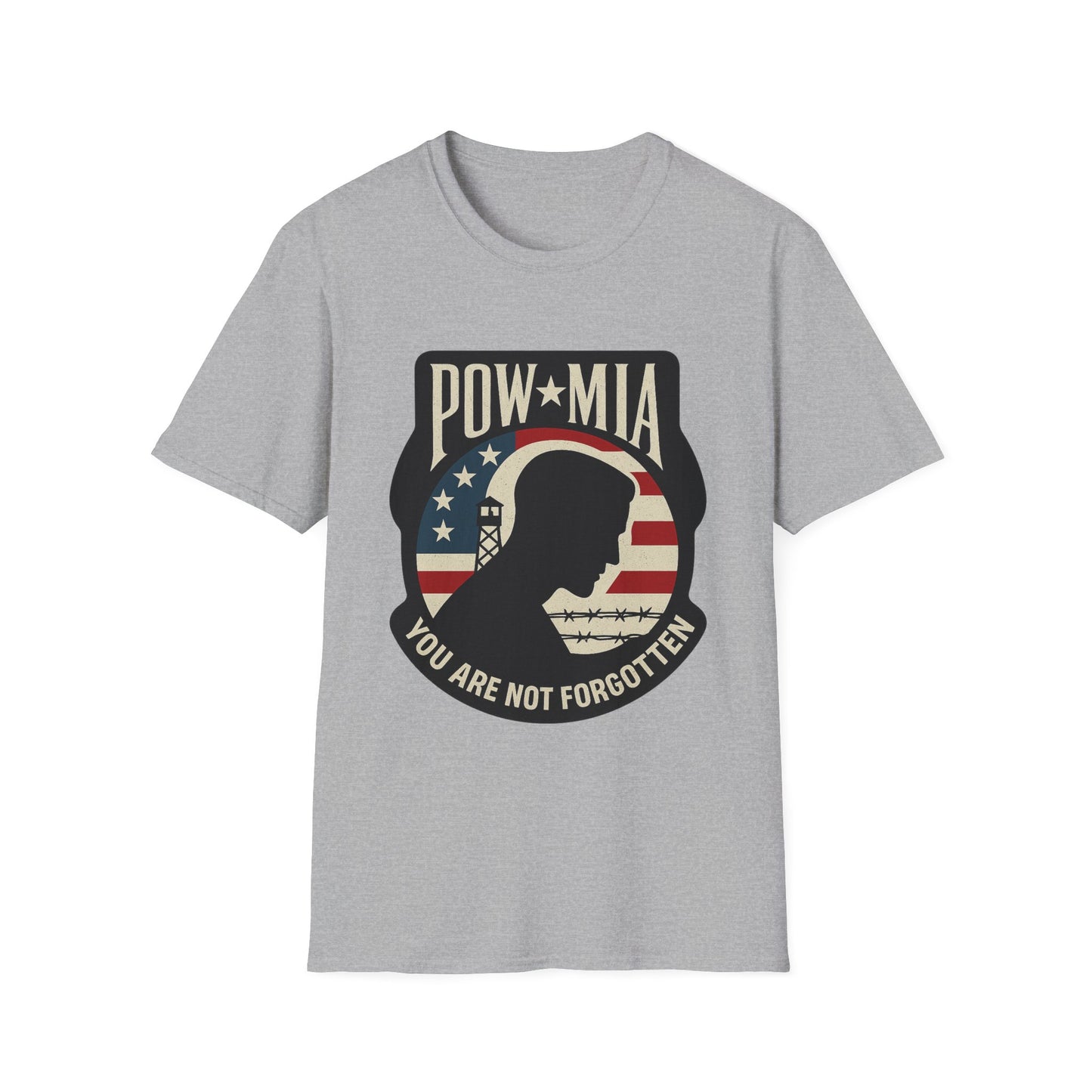 "POW-MIA You are not Forgotten" Military Tribute Unisex T-Shirt