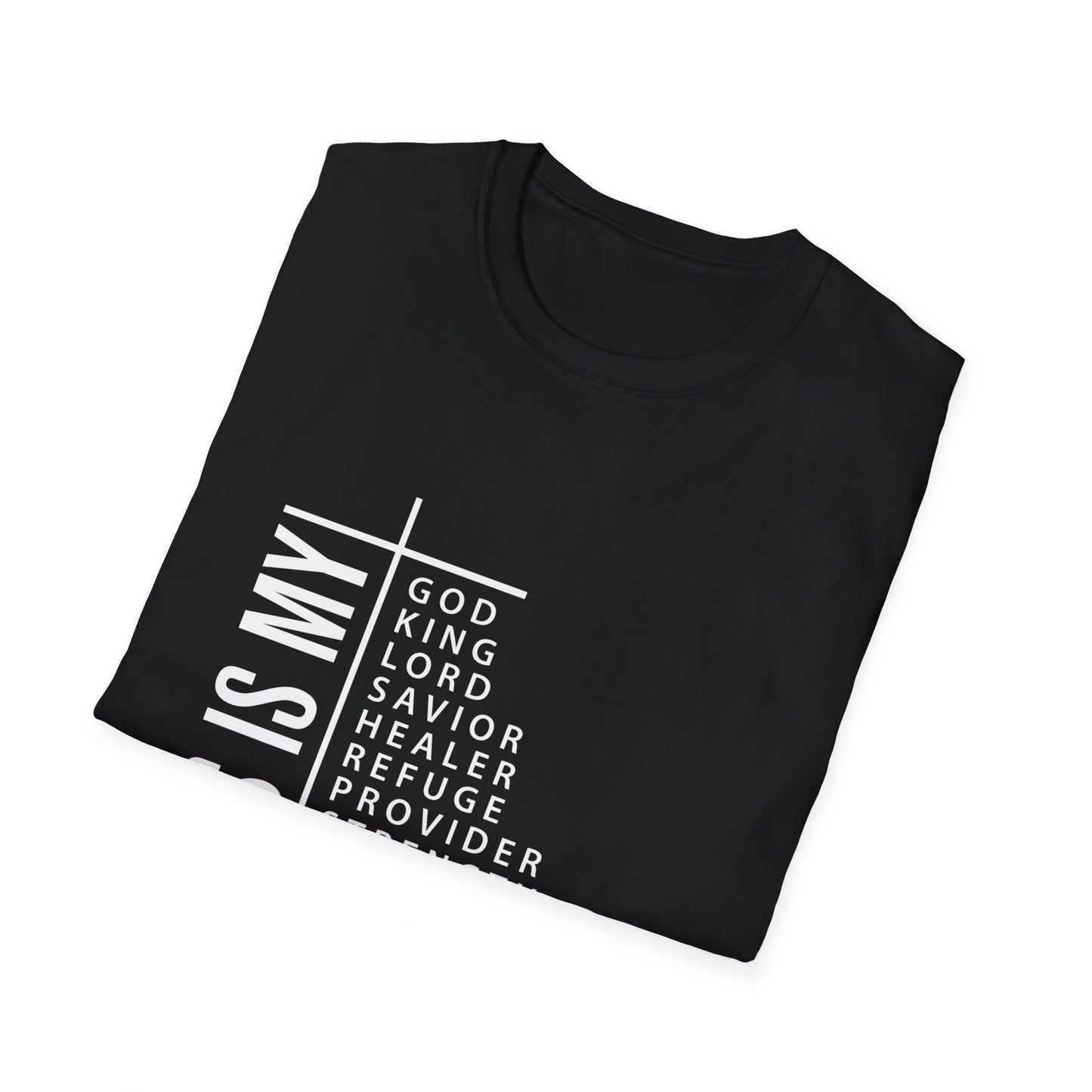 Jesus is My Women's Relaxed/Plus Tshirt (White Logo) - Sweet Baby Jeez Teez