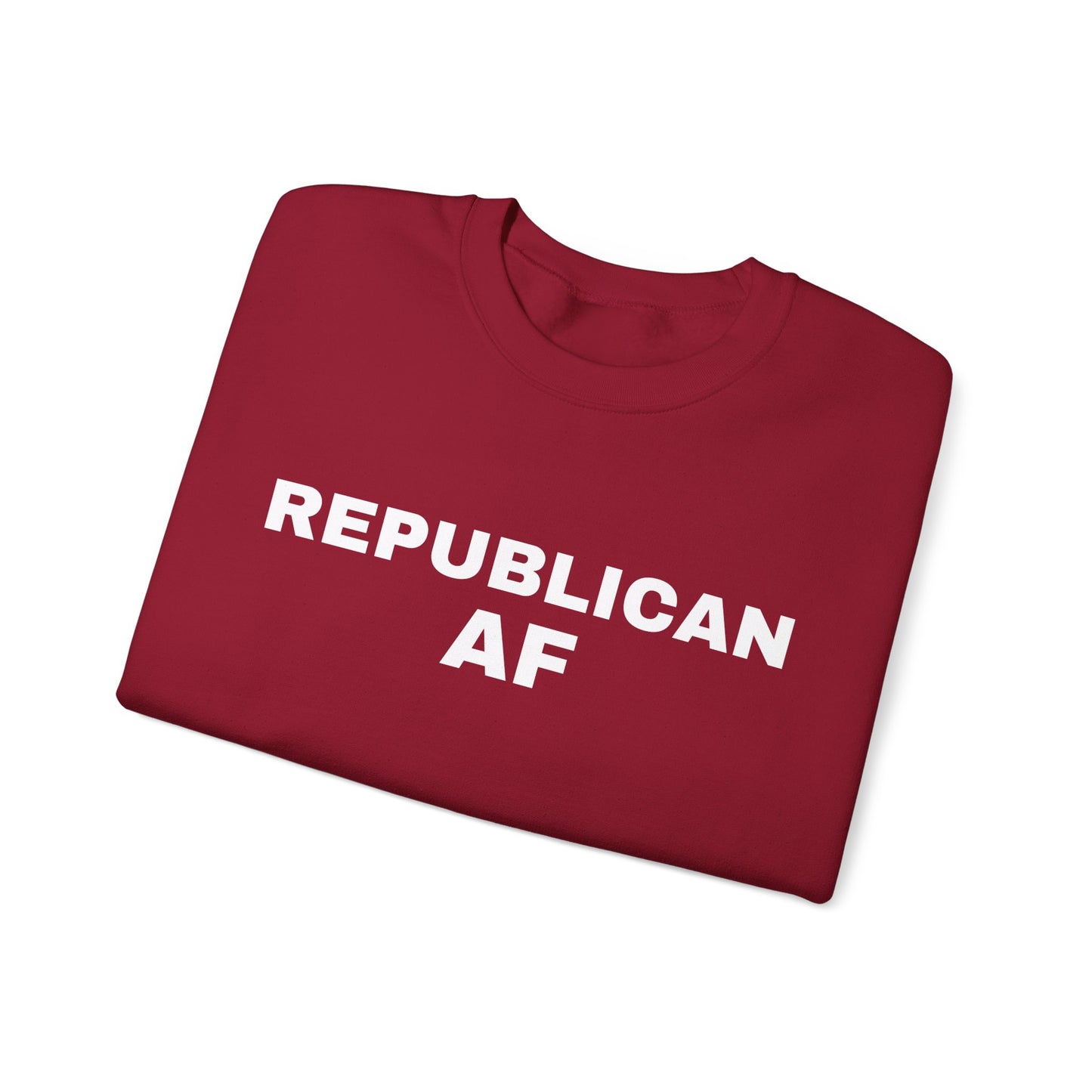 Republican AF Women's Sweatshirt (White Logo) - Sweet Baby Jeez Teez