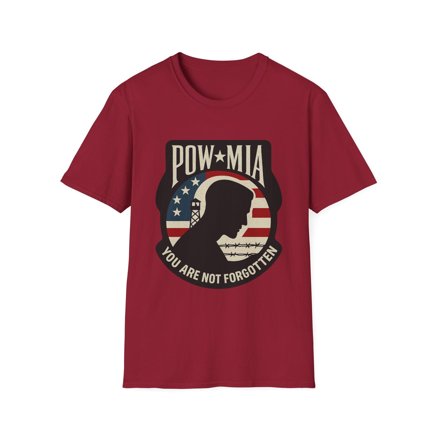 "POW-MIA You are not Forgotten" Military Tribute Unisex T-Shirt