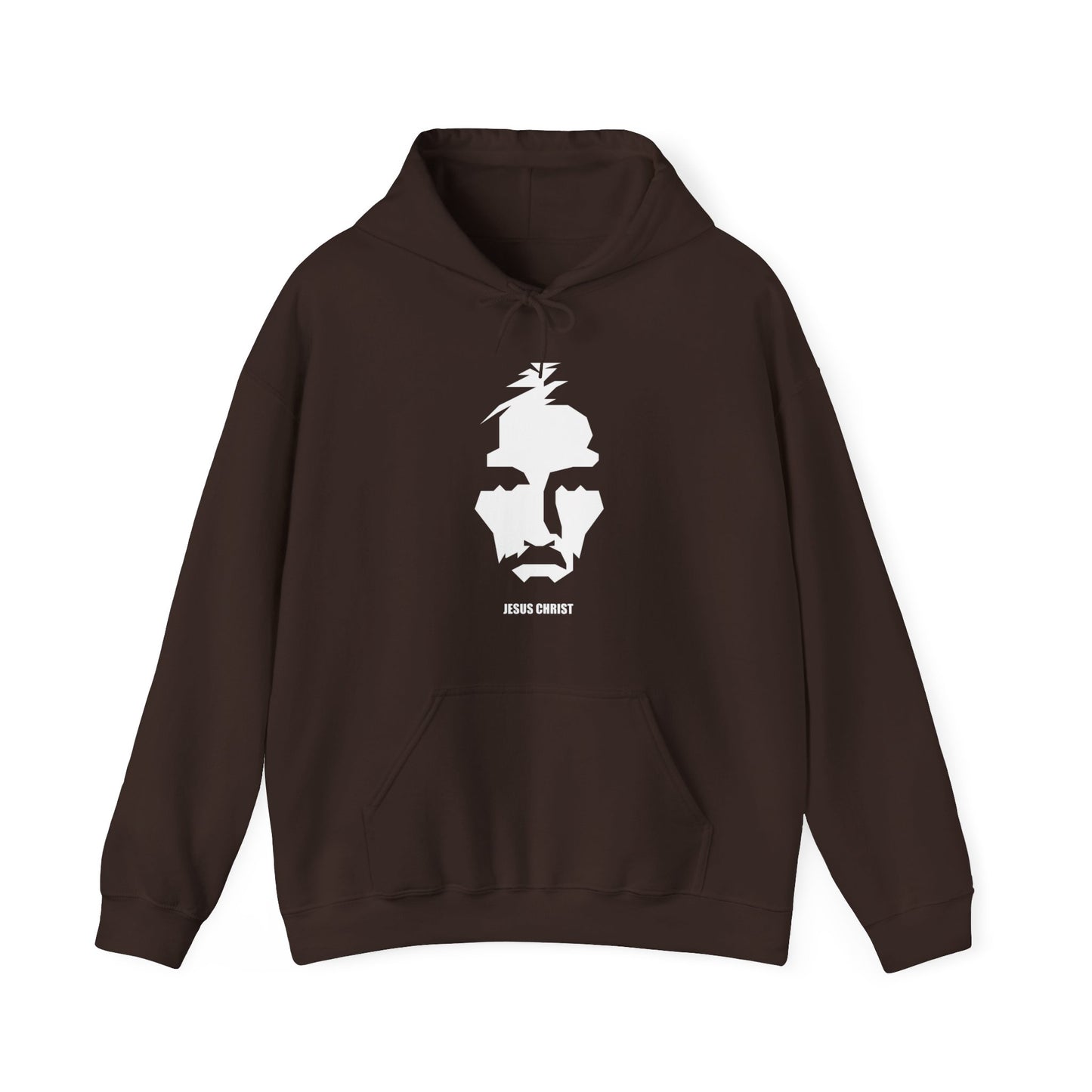 Jesus Portrait Men's Hoodie (Contemporary Logo) - Sweet Baby Jeez Teez