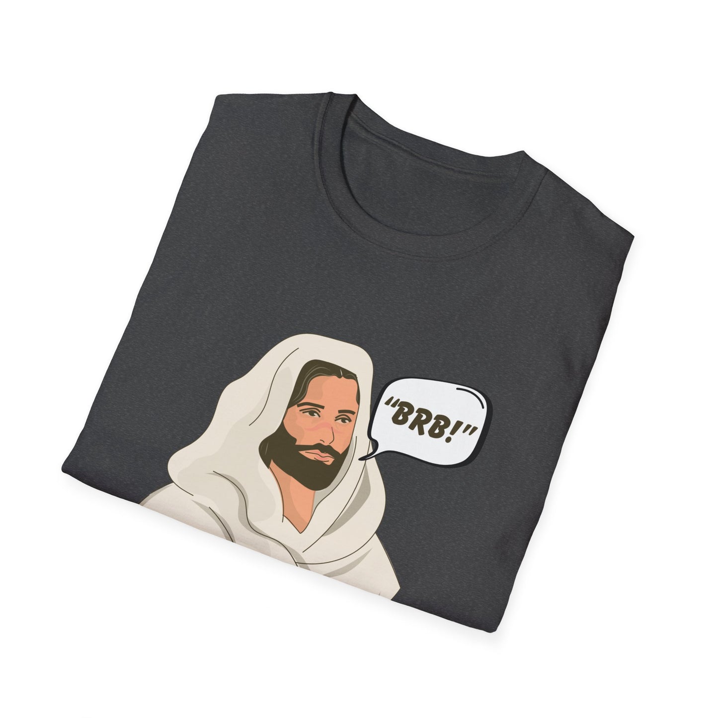 "BRB" Men's Tshirt (Cartoon Logo) - Sweet Baby Jeez Teez
