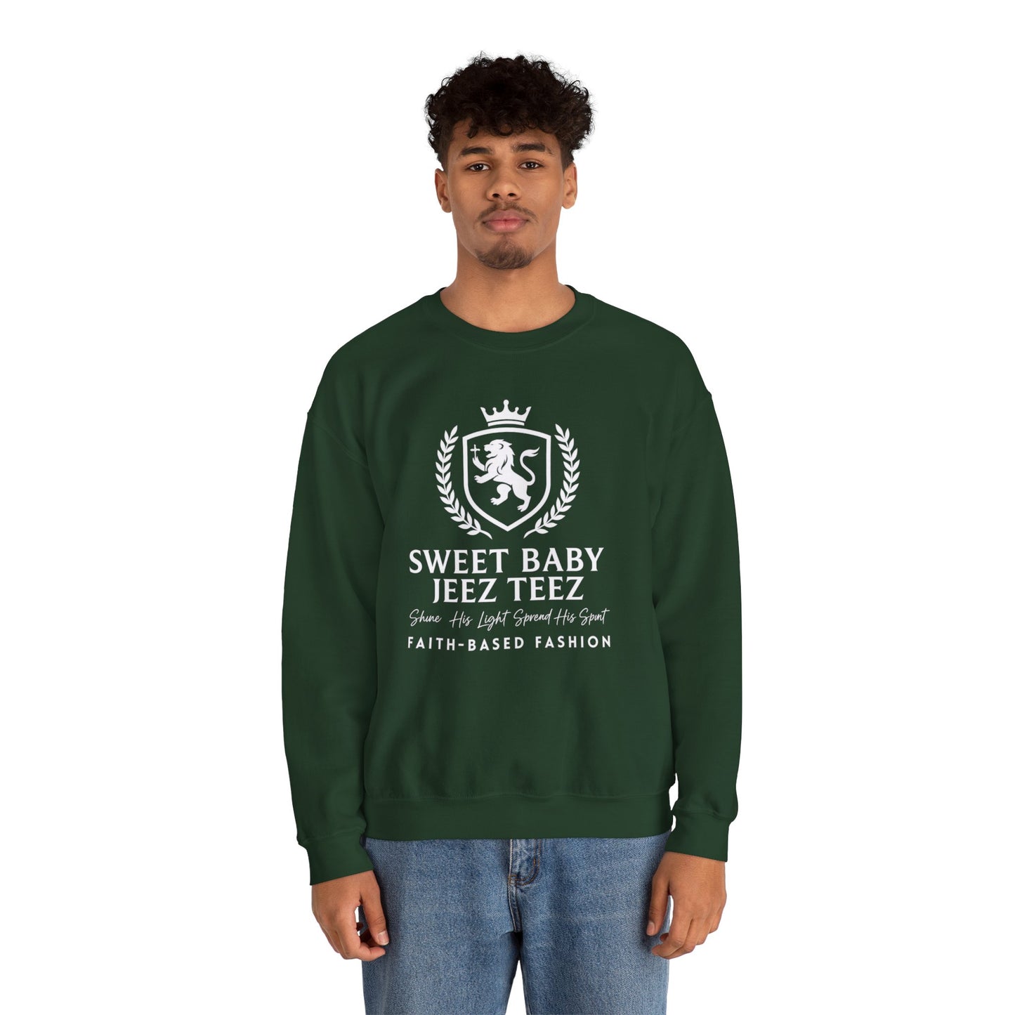 Sweet Baby Jeez Teez Faith-Based Fashion Sweatshirt