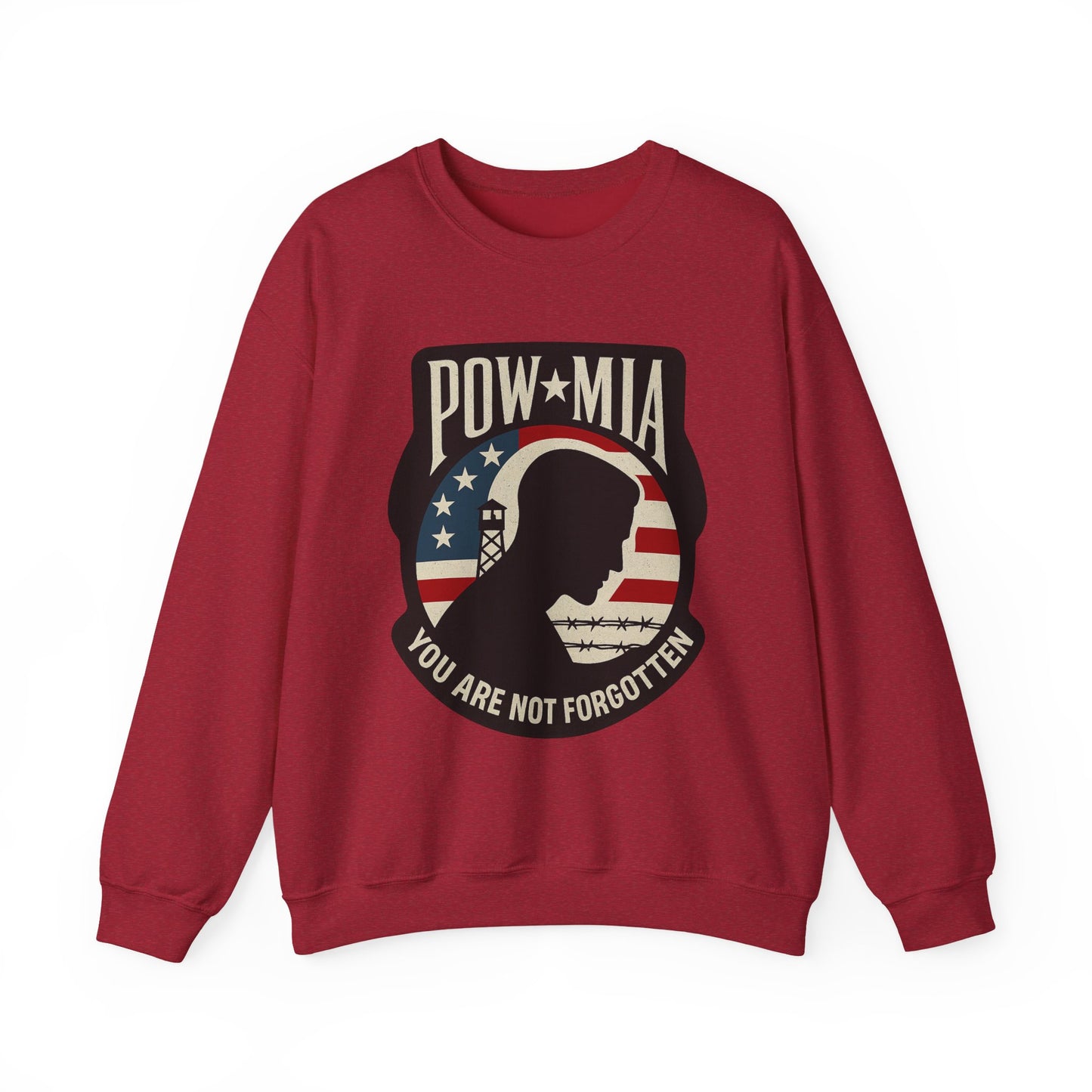 "POW-MIA You are not Forgotten" Military Tribute Unisex Sweatshirt