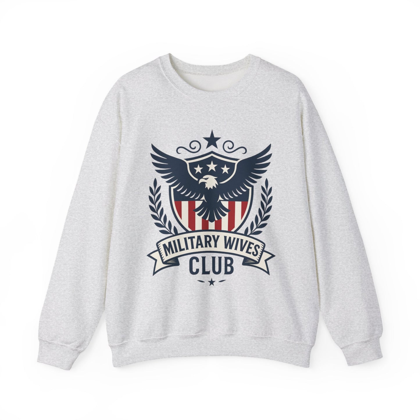 Military Moms Wives Club Relaxed Crewneck Sweatshirt