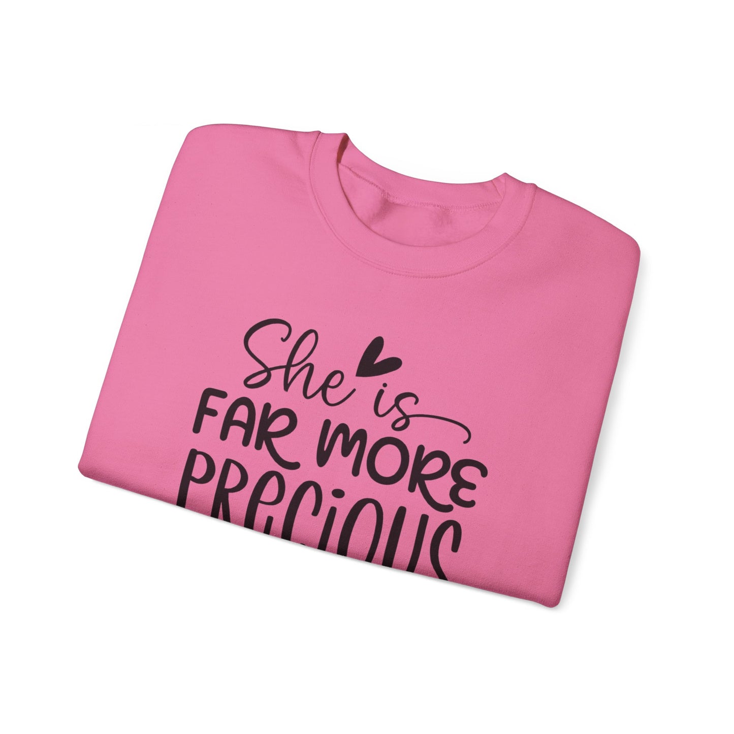Far More Precious Women's Relaxed Sweatshirt - Sweet Baby Jeez Teez