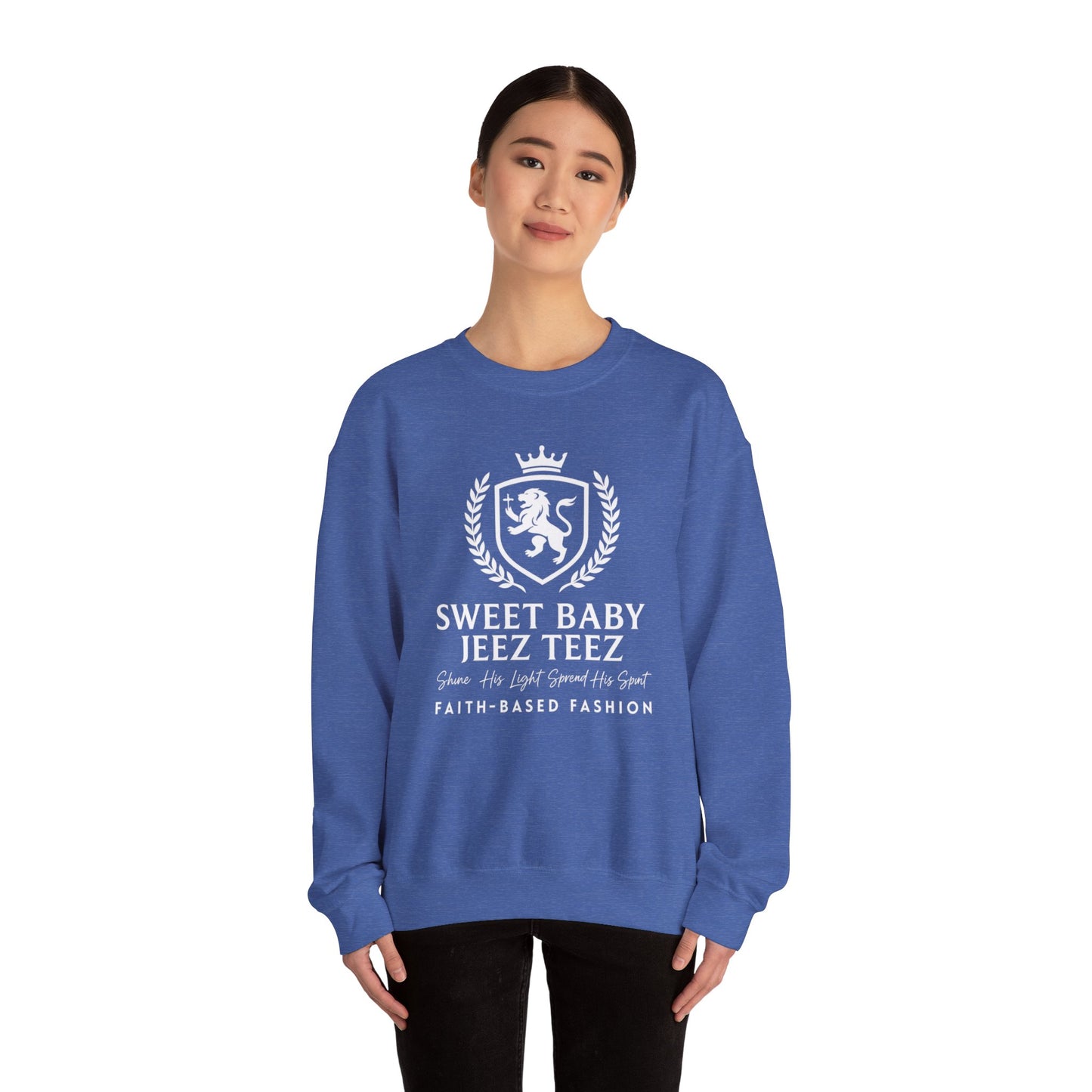 Sweet Baby Jeez Teez Faith-Based Fashion Sweatshirt