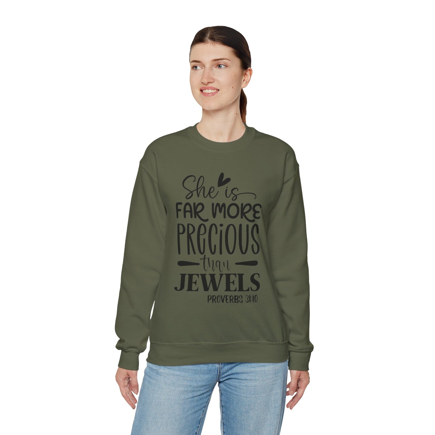 Far More Precious Women's Relaxed Sweatshirt - Sweet Baby Jeez Teez