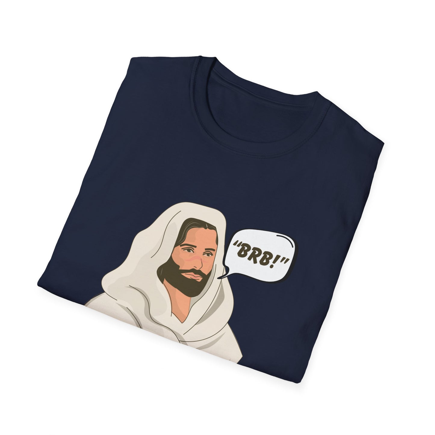 "BRB" Men's Tshirt (Cartoon Logo) - Sweet Baby Jeez Teez