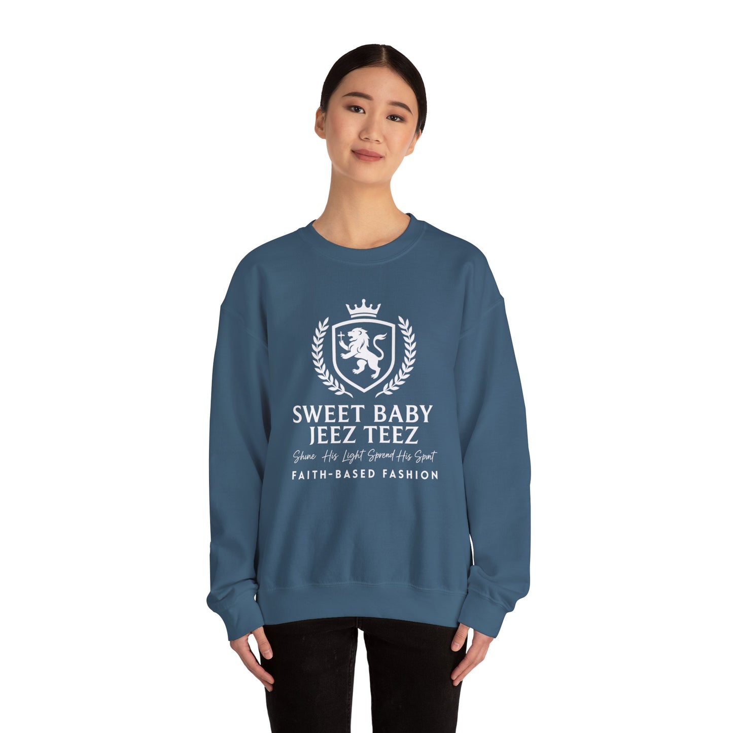 Sweet Baby Jeez Teez Faith-Based Fashion Sweatshirt