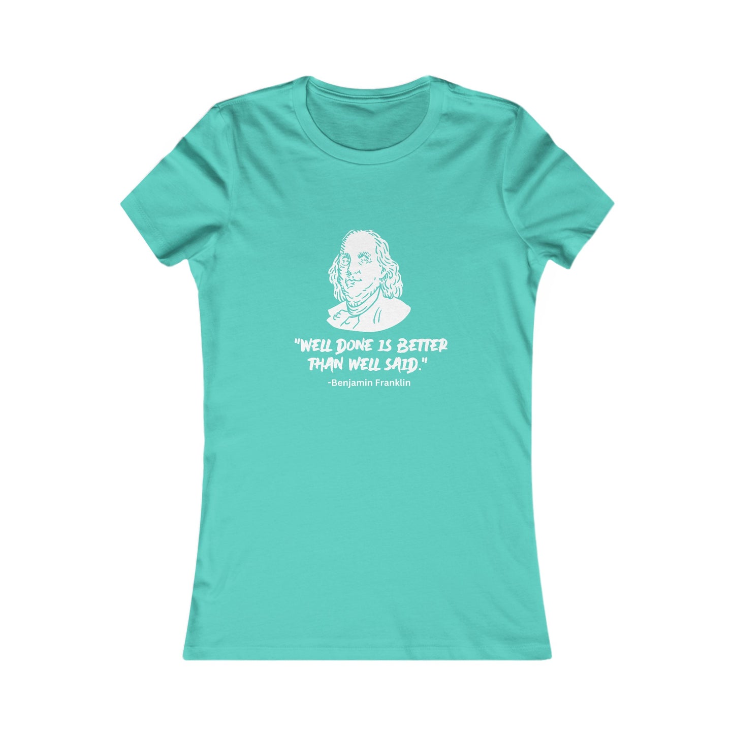 Well Said Women's Fitted Tshirt (IW - White Logo) - Sweet Baby Jeez Teez