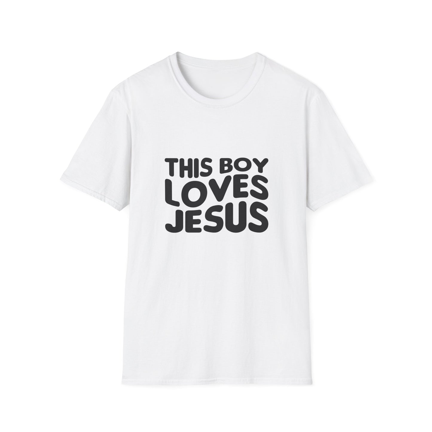 This Boy Loves Jesus Men's Tshirt - Sweet Baby Jeez Teez