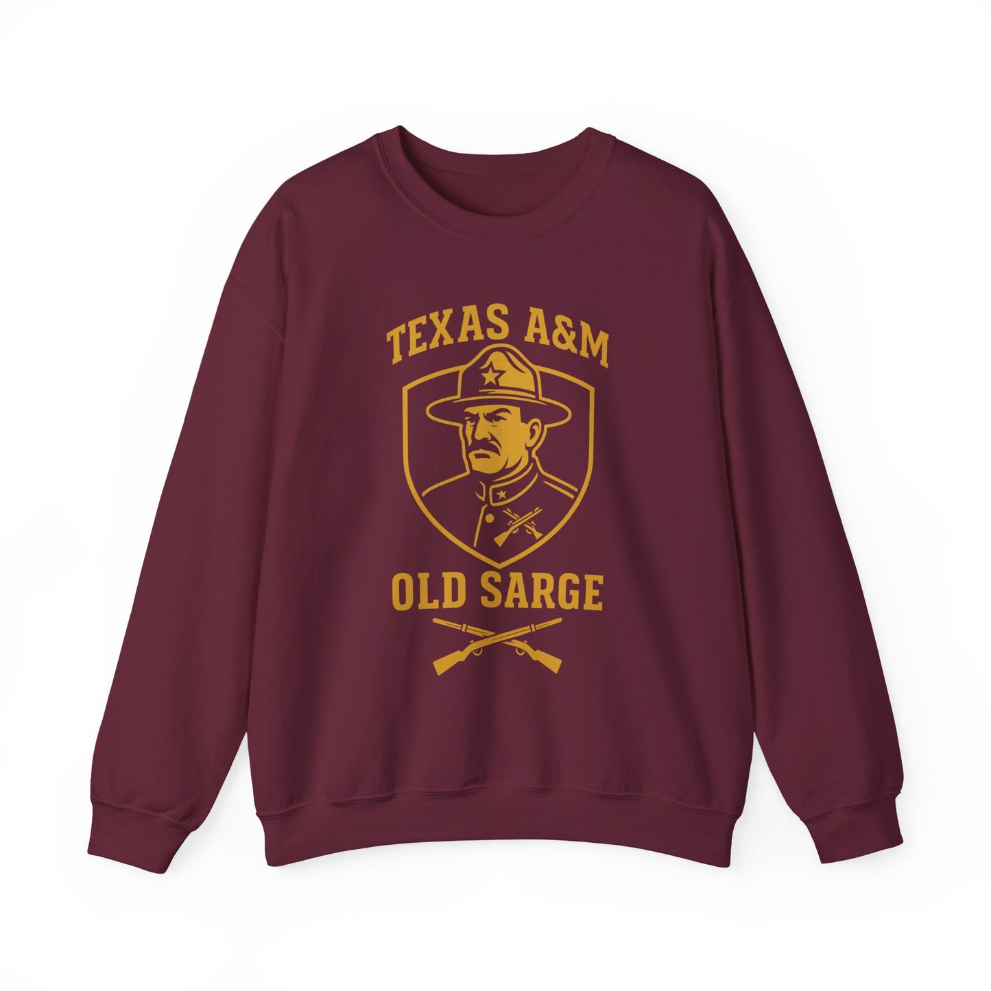 Vintage Texas A&M Old Sarge Cozy Unisex Crewneck Sweatshirt
