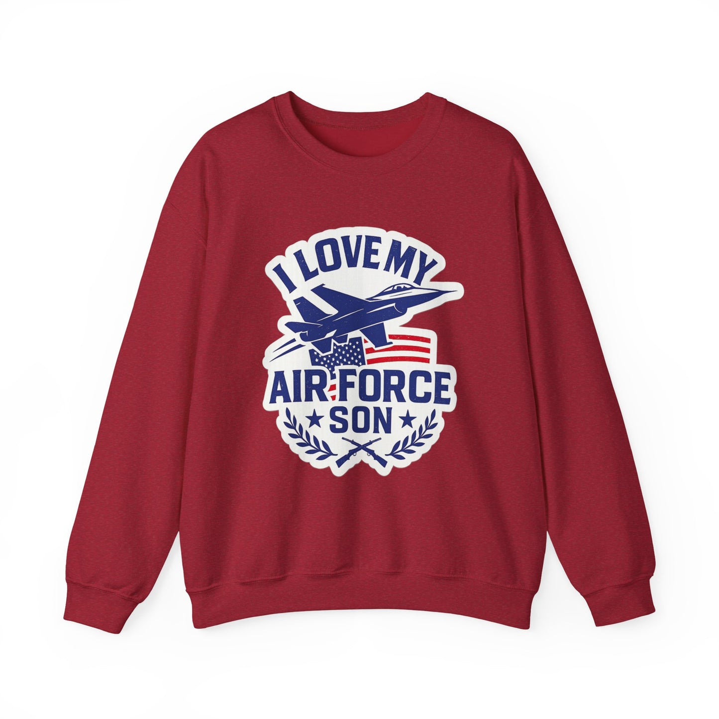 "I Love My Air Force Son" Military Patriotic Air Force Parents Sweatshirt