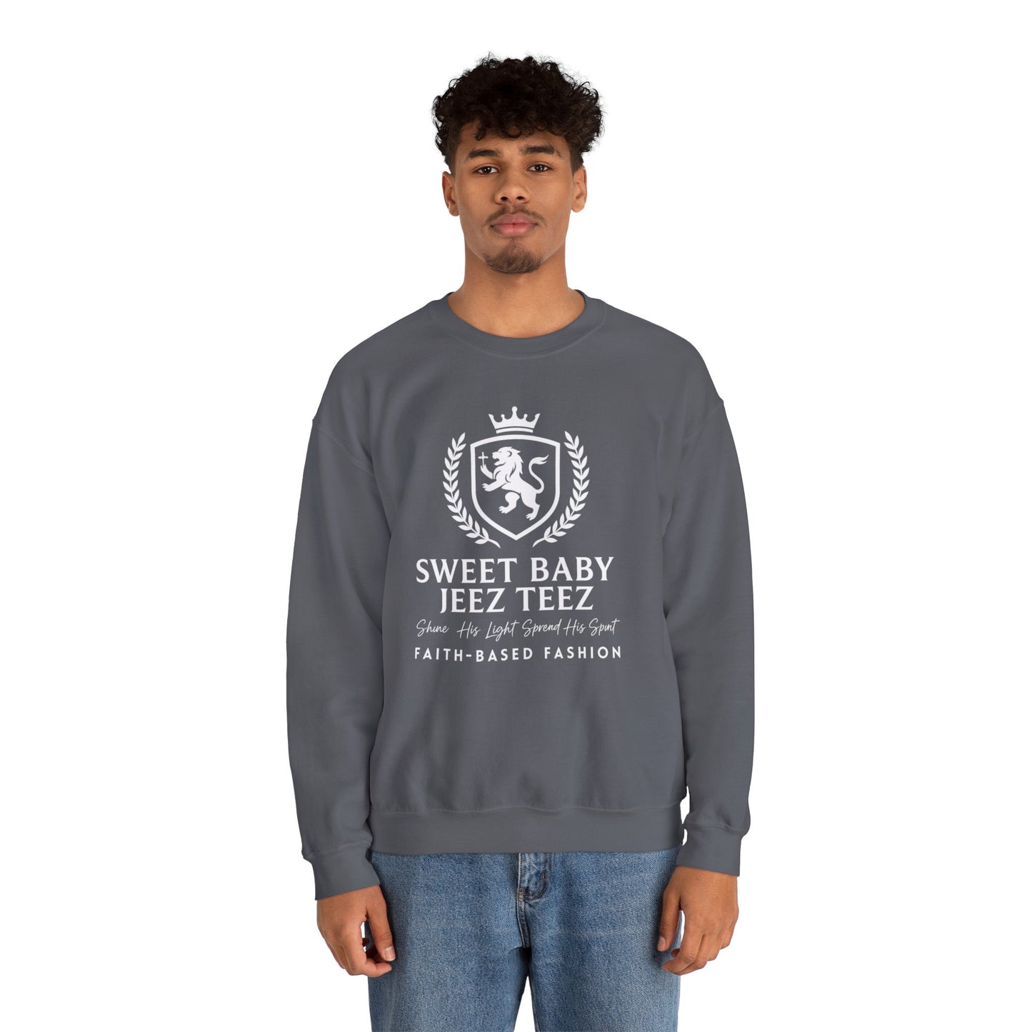 Sweet Baby Jeez Teez Faith-Based Fashion Sweatshirt