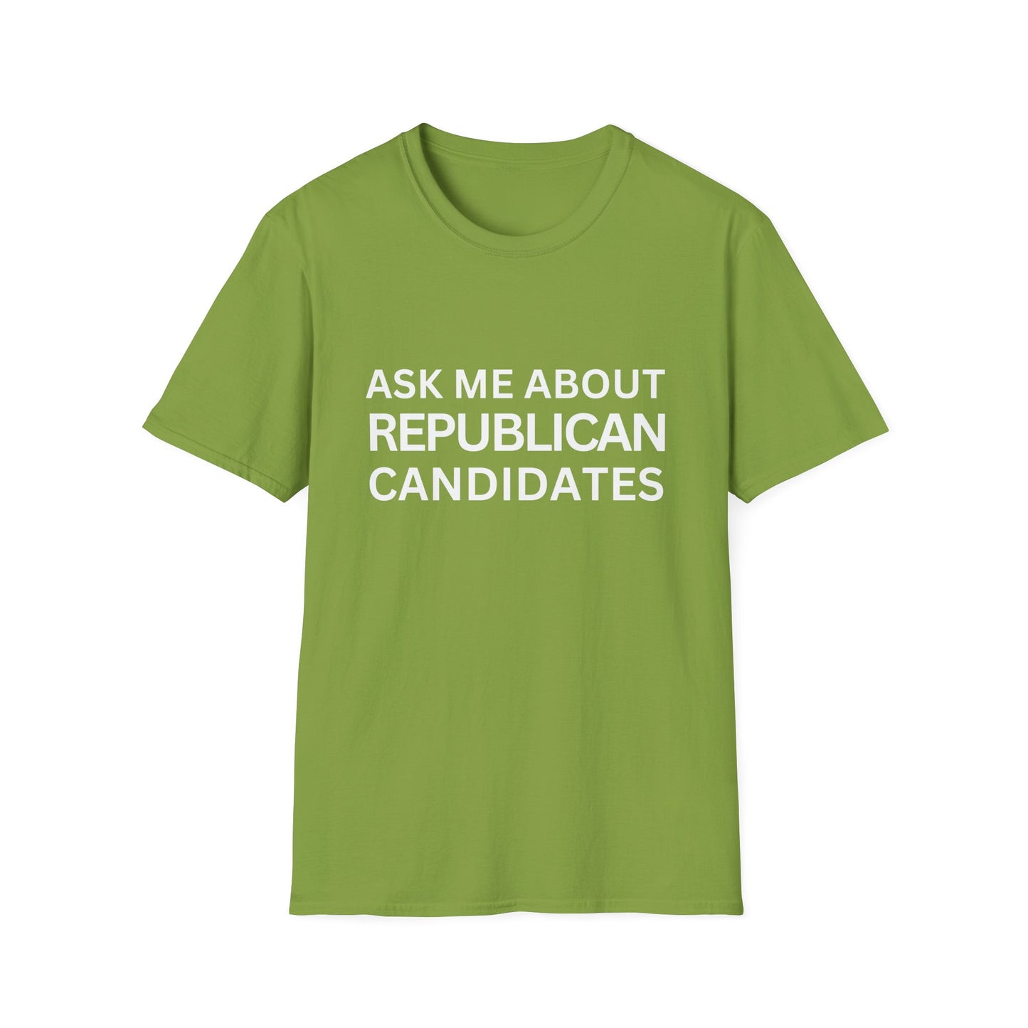 Ask Me Unisex Relaxed Tshirt (White Logo) - Sweet Baby Jeez Teez