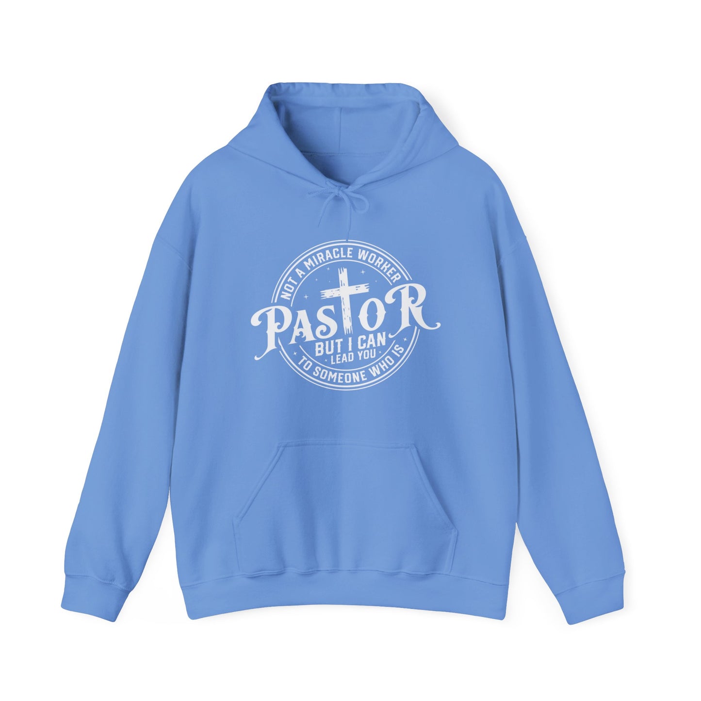 Pastor Women's Relaxed Hooded Sweatshirt (White Logo) - Sweet Baby Jeez Teez
