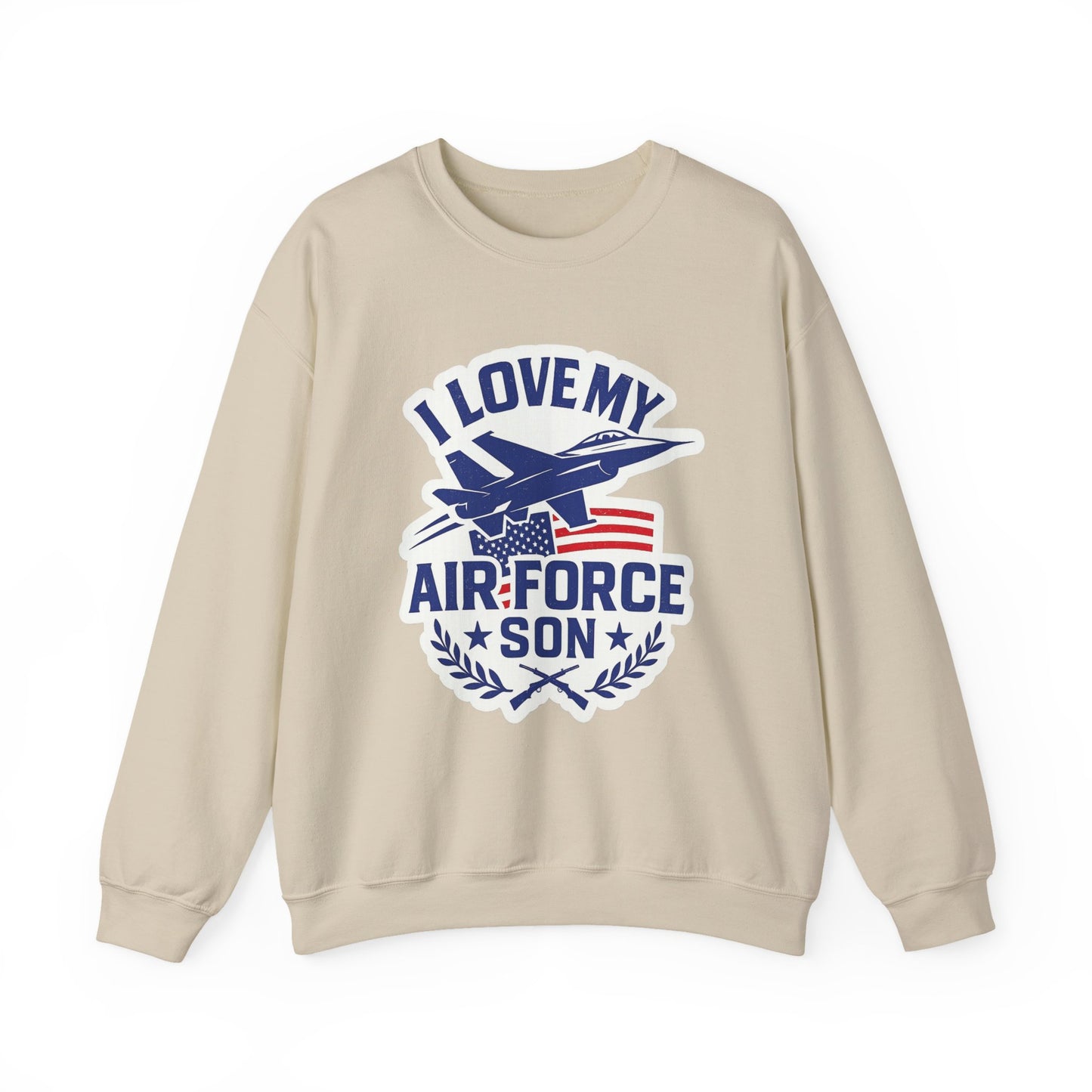 "I Love My Air Force Son" Military Patriotic Air Force Parents Sweatshirt