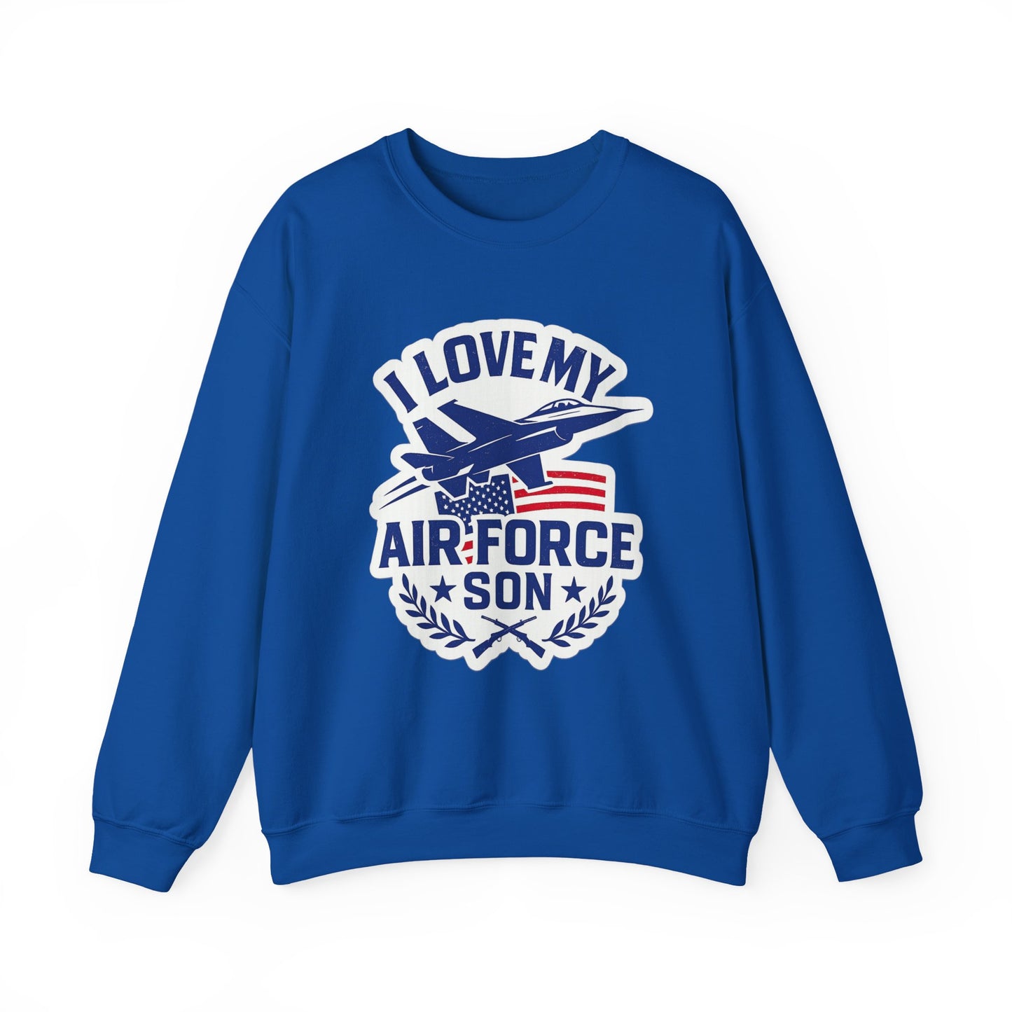 "I Love My Air Force Son" Military Patriotic Air Force Parents Sweatshirt