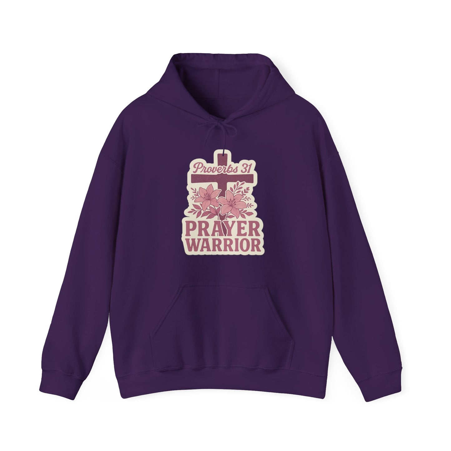 "Proverbs 31 Prayer Warrior" Christian Women's Inspirational Hoodie Sweatshirt
