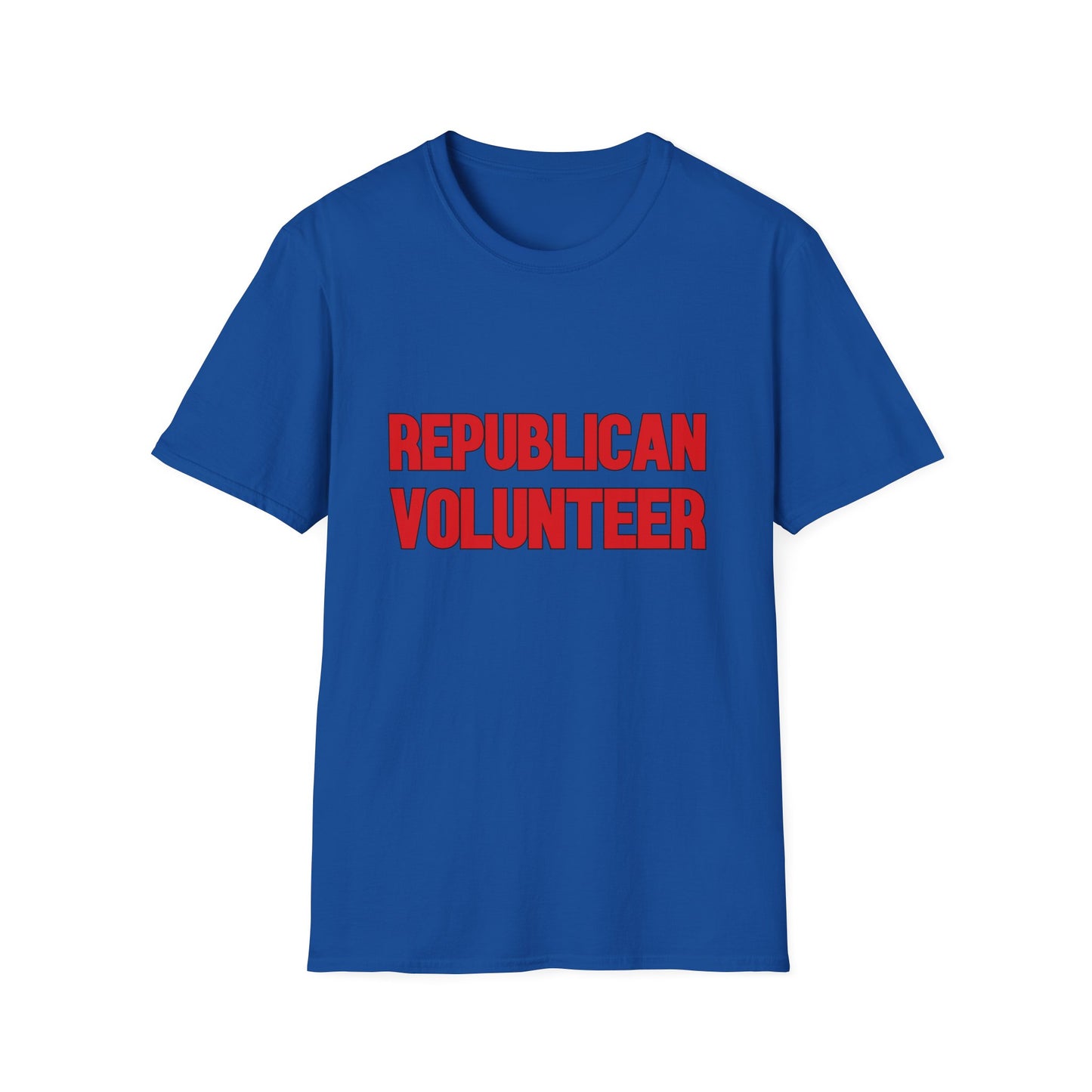 Republican Volunteer Unisex Tshirt (Red Logo) - Sweet Baby Jeez Teez