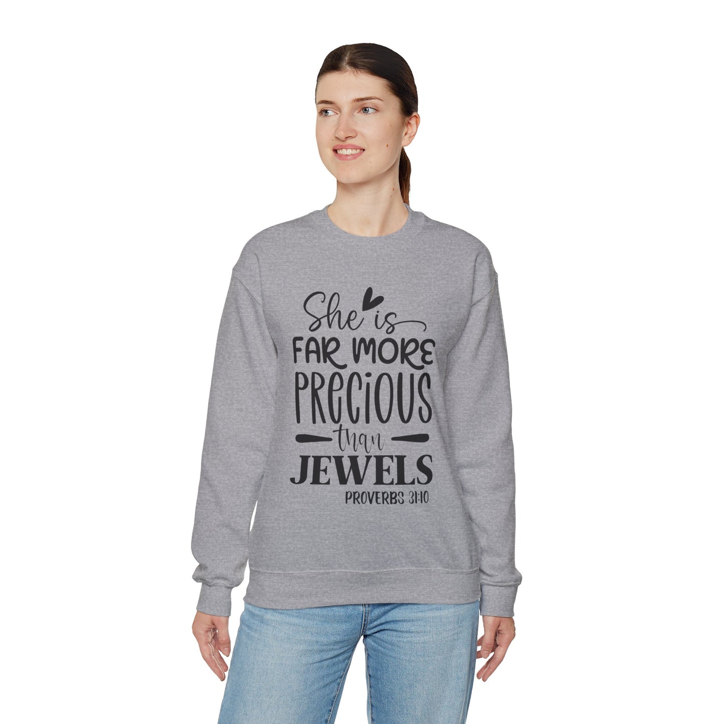 Far More Precious Women's Relaxed Sweatshirt - Sweet Baby Jeez Teez