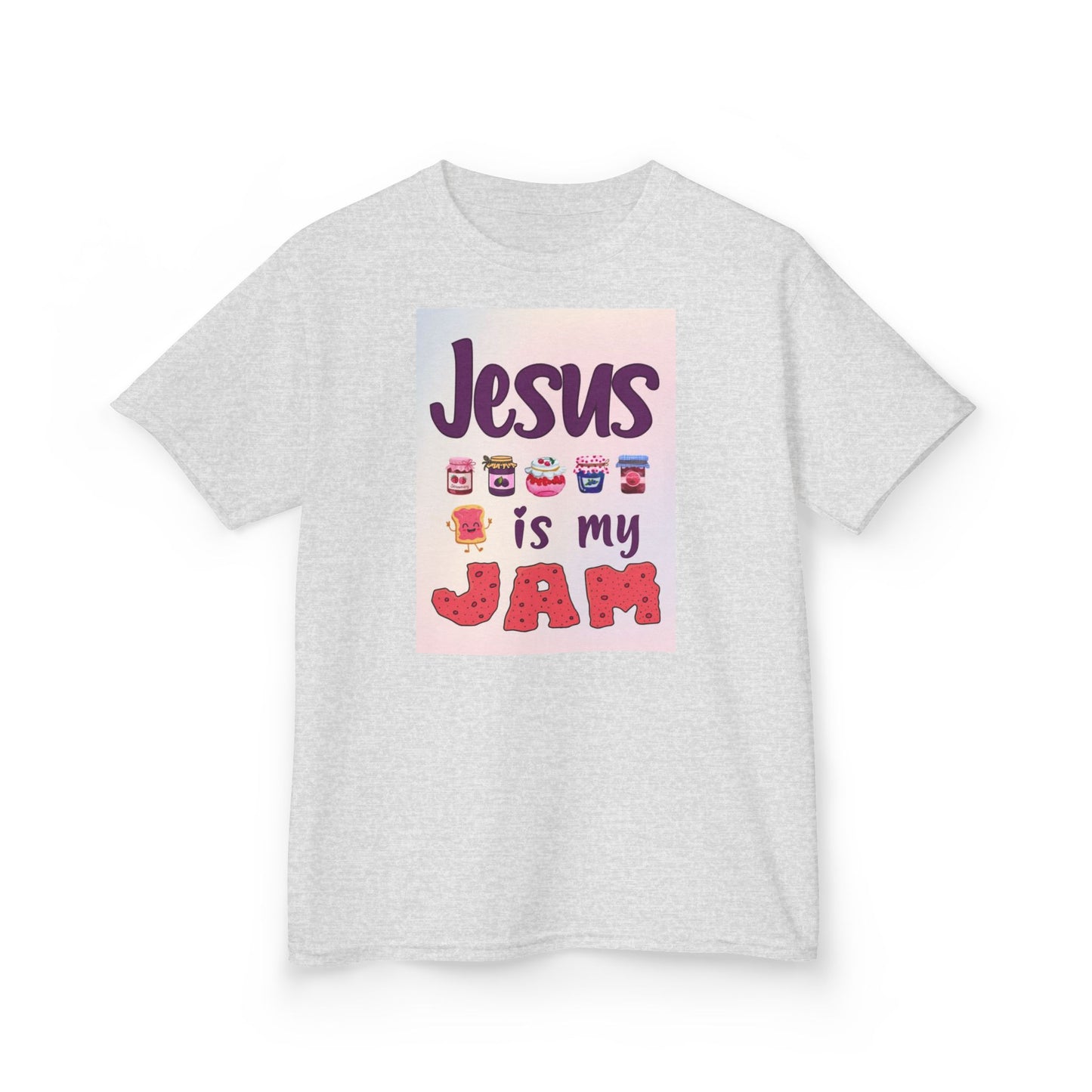 "Jesus is my Jam" Kid's Tshirt (Rainbow Logo) - Sweet Baby Jeez Teez