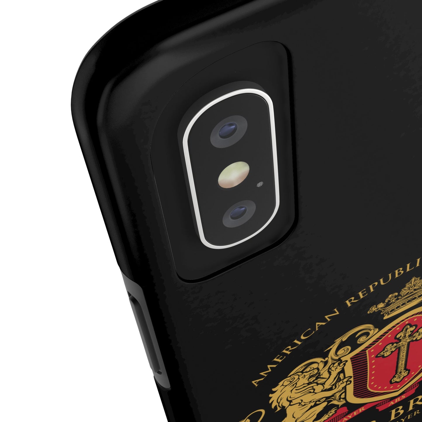ARS Prayer Brigade Tough Phone Case (Black with Gold/Red Logo)
