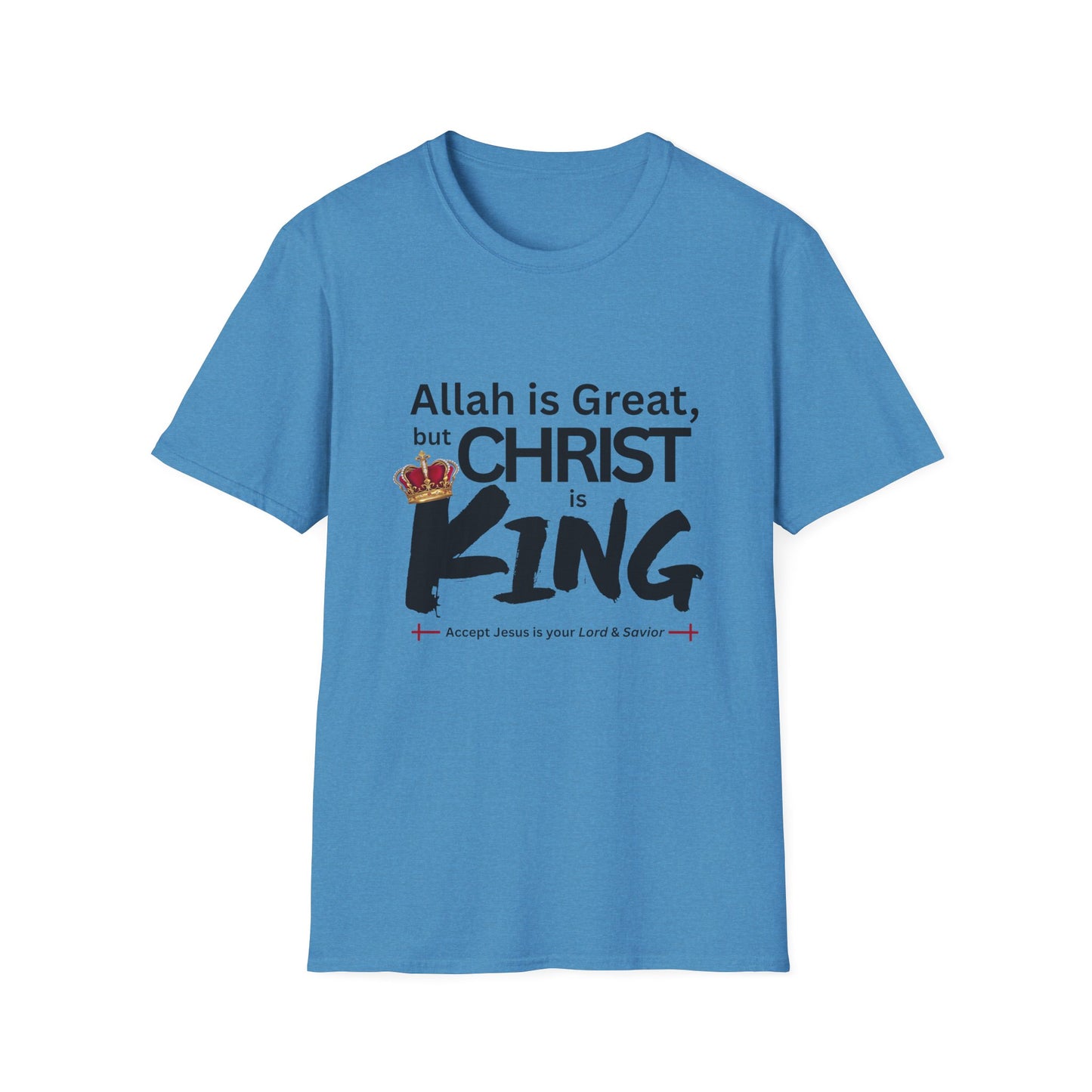 Christ is King Unisex T-shirt (Great Logo) - Sweet Baby Jeez Teez