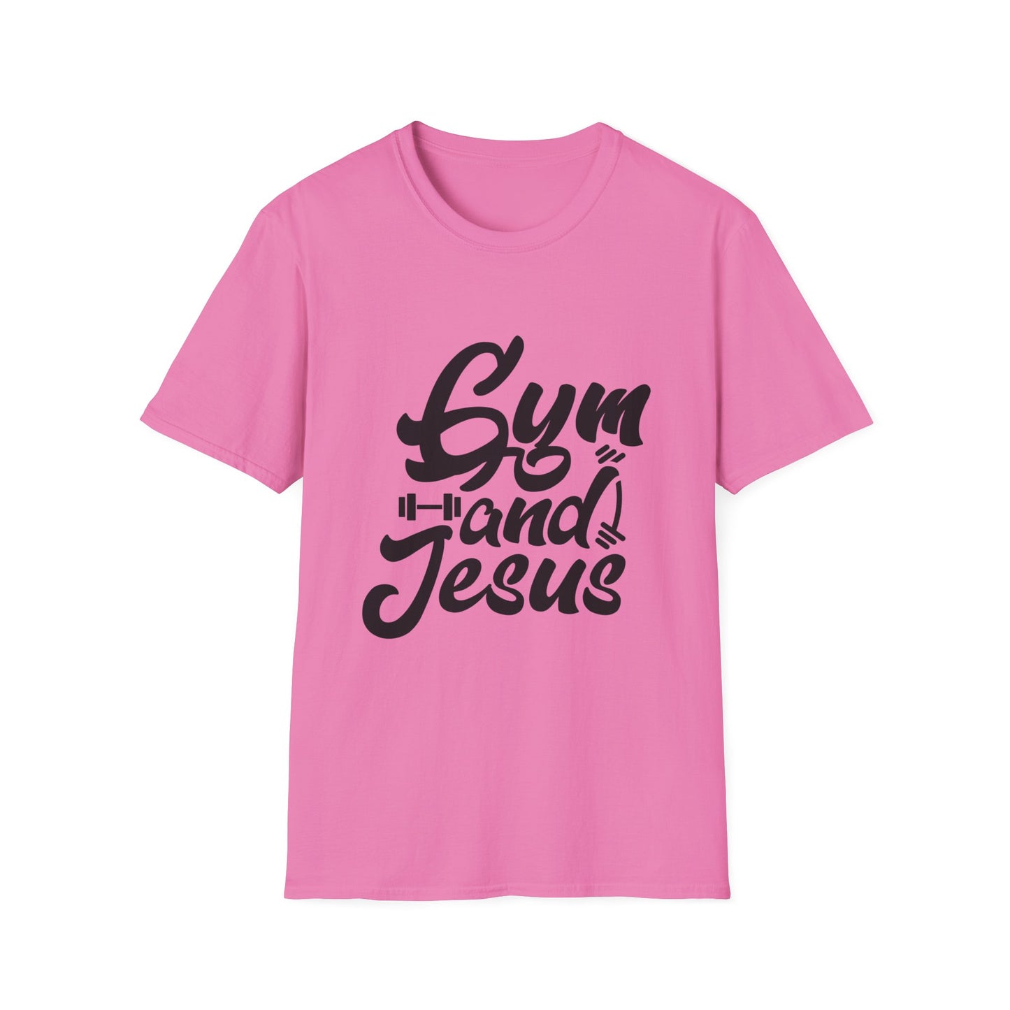 Gym and Jesus Women's Relaxed/Plus Tshirt (Black Logo) - Sweet Baby Jeez Teez