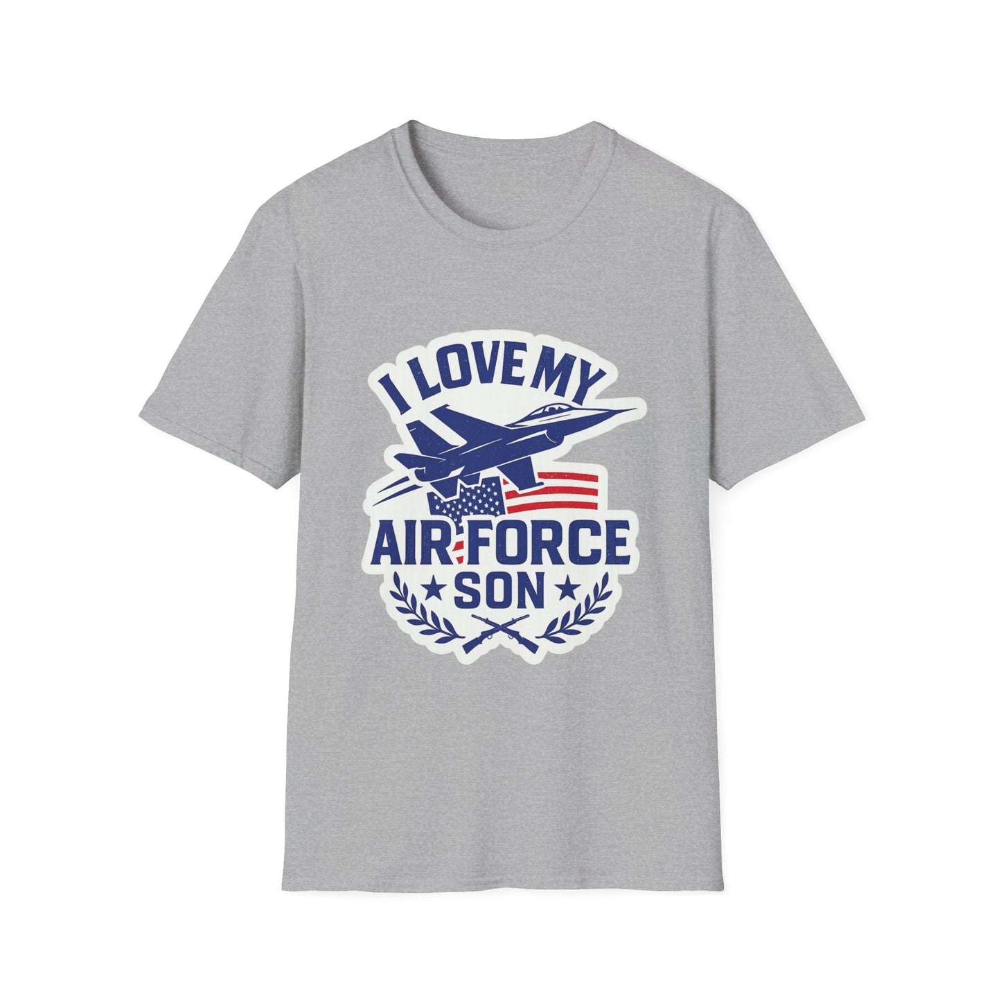 "I Love My Air Force Son" Military Patriotic Softstyle T-Shirt