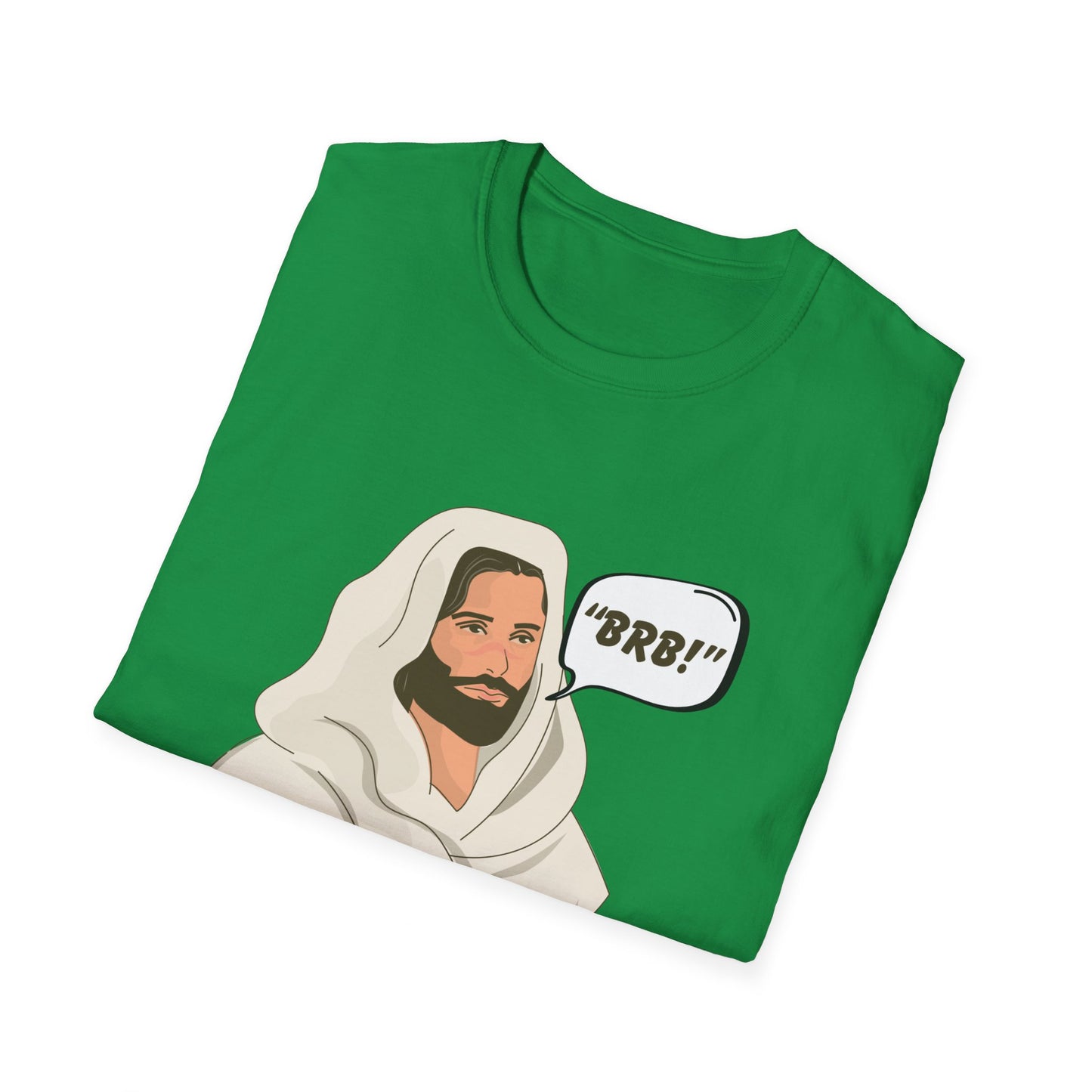 "BRB" Men's Tshirt (Cartoon Logo) - Sweet Baby Jeez Teez