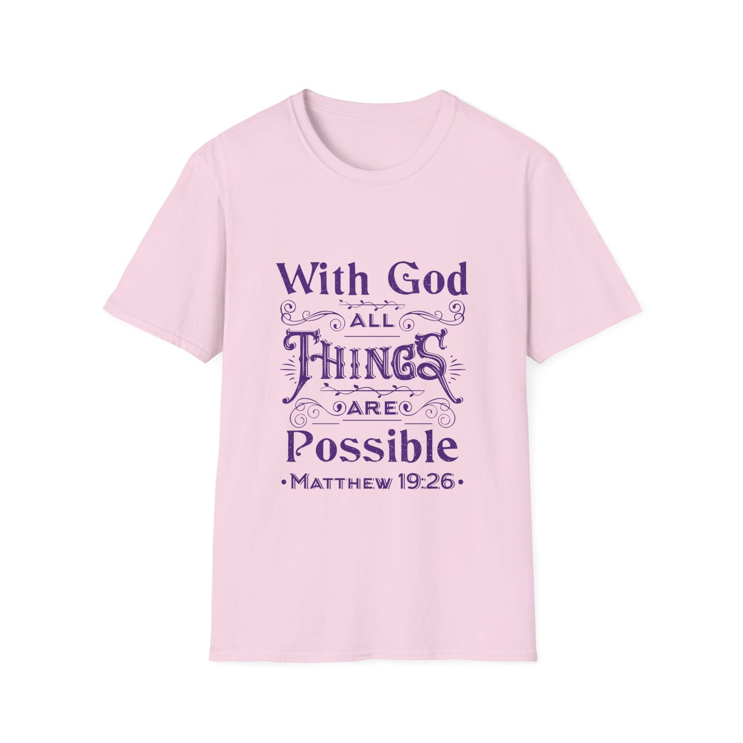 All Things Womens Relaxed/Plus Tshirt (Purple Logo) - Sweet Baby Jeez Teez