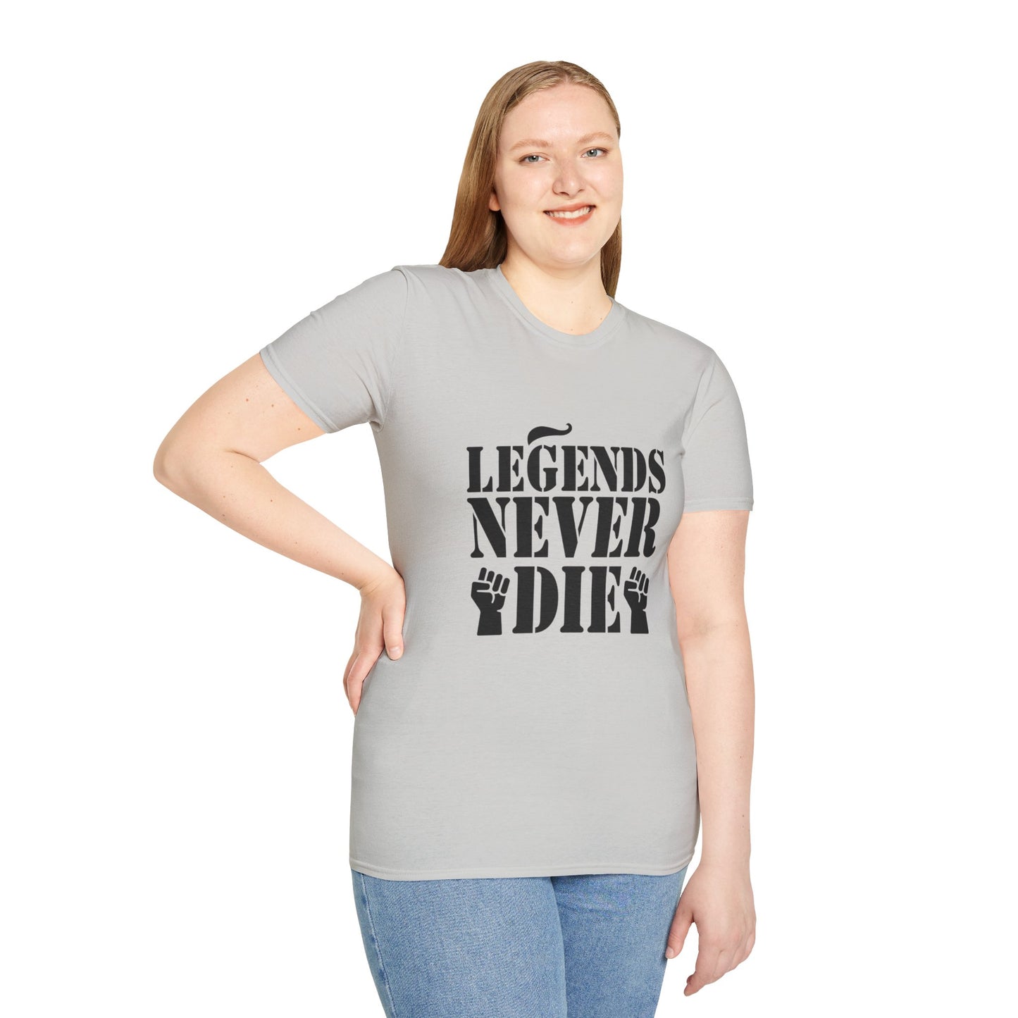 Legends Women's Relaxed/Plus Tshirt (Black Logo) - Sweet Baby Jeez Teez