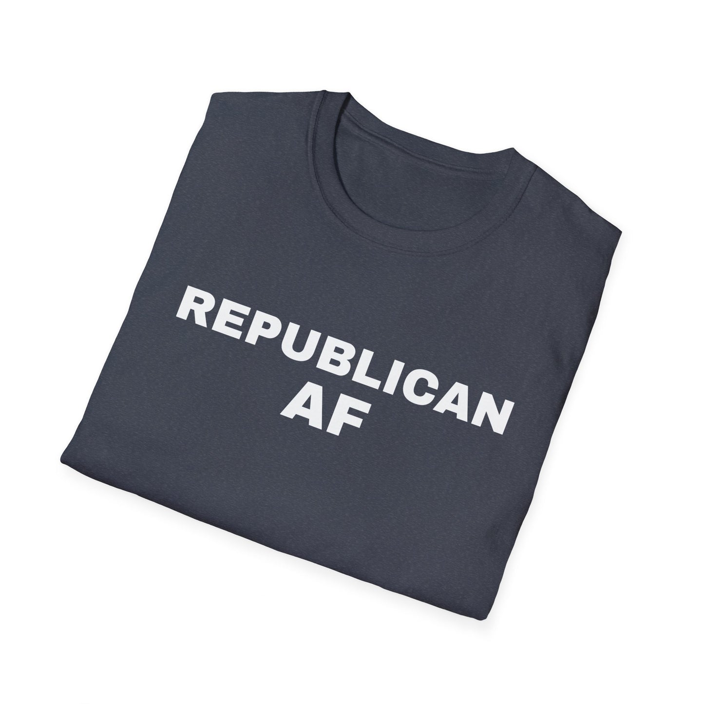 Republican AF Men's Tshirt (White Logo) - Sweet Baby Jeez Teez