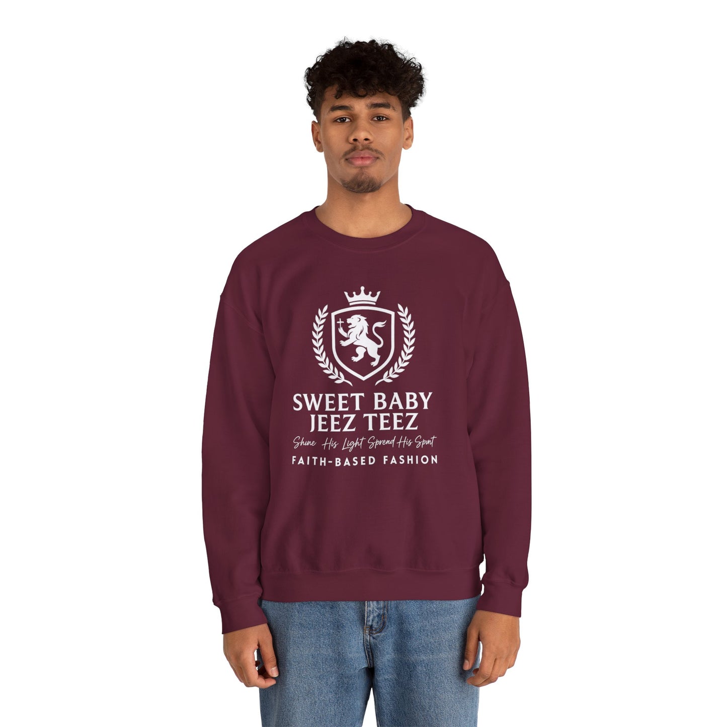 Sweet Baby Jeez Teez Faith-Based Fashion Sweatshirt