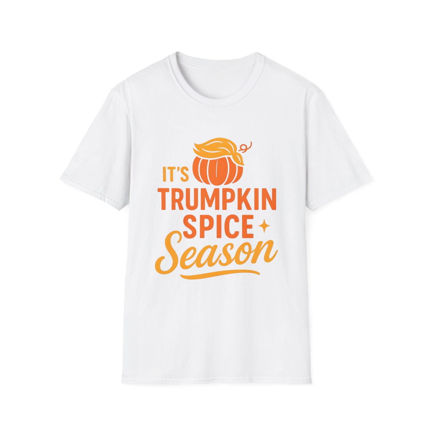 TRUMP-kin Spice Season Unisex Softstyle Tshirt - Sweet Baby Jeez Teez