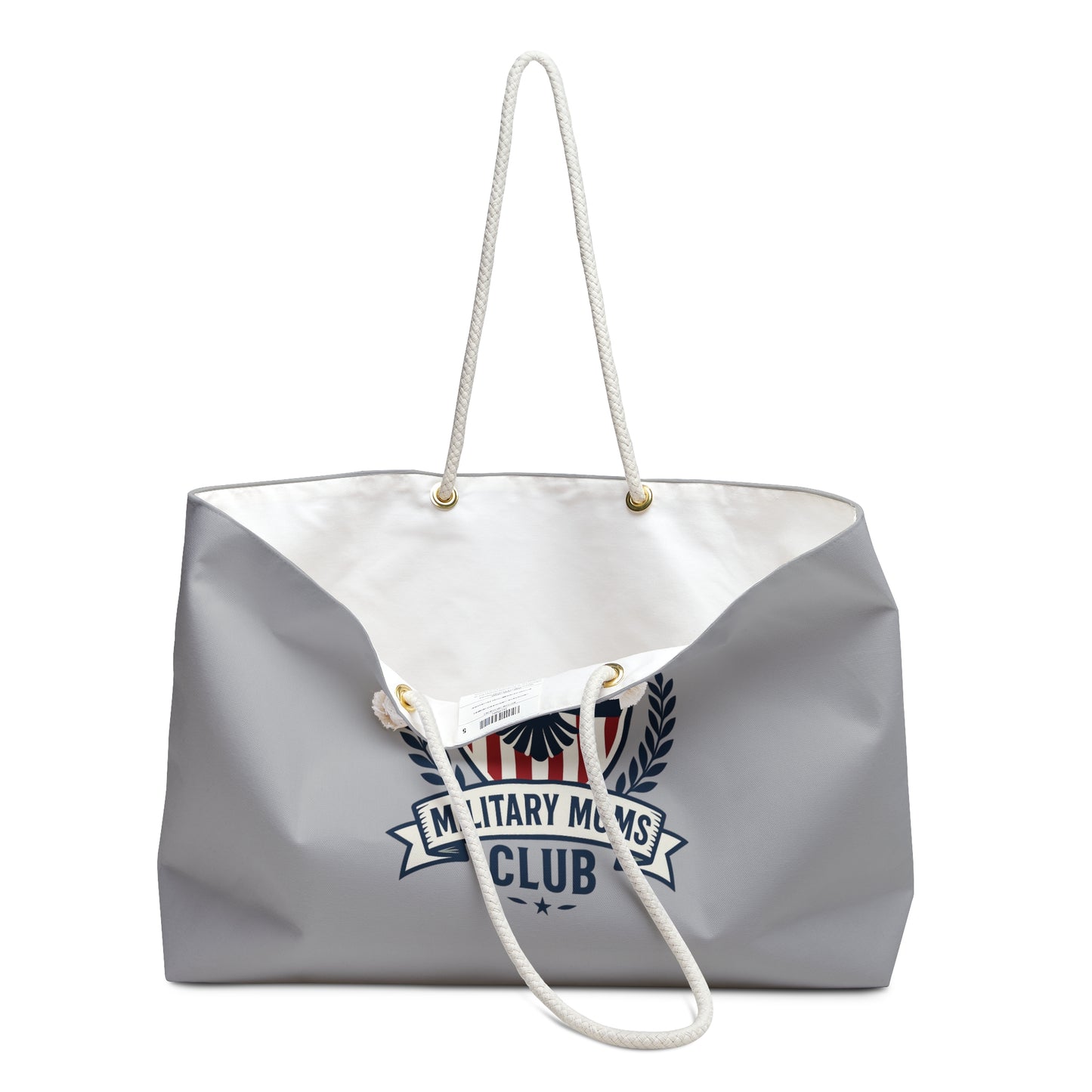 Military Moms Club Weekender Bag (Gray) - Sweet Baby Jeez Teez