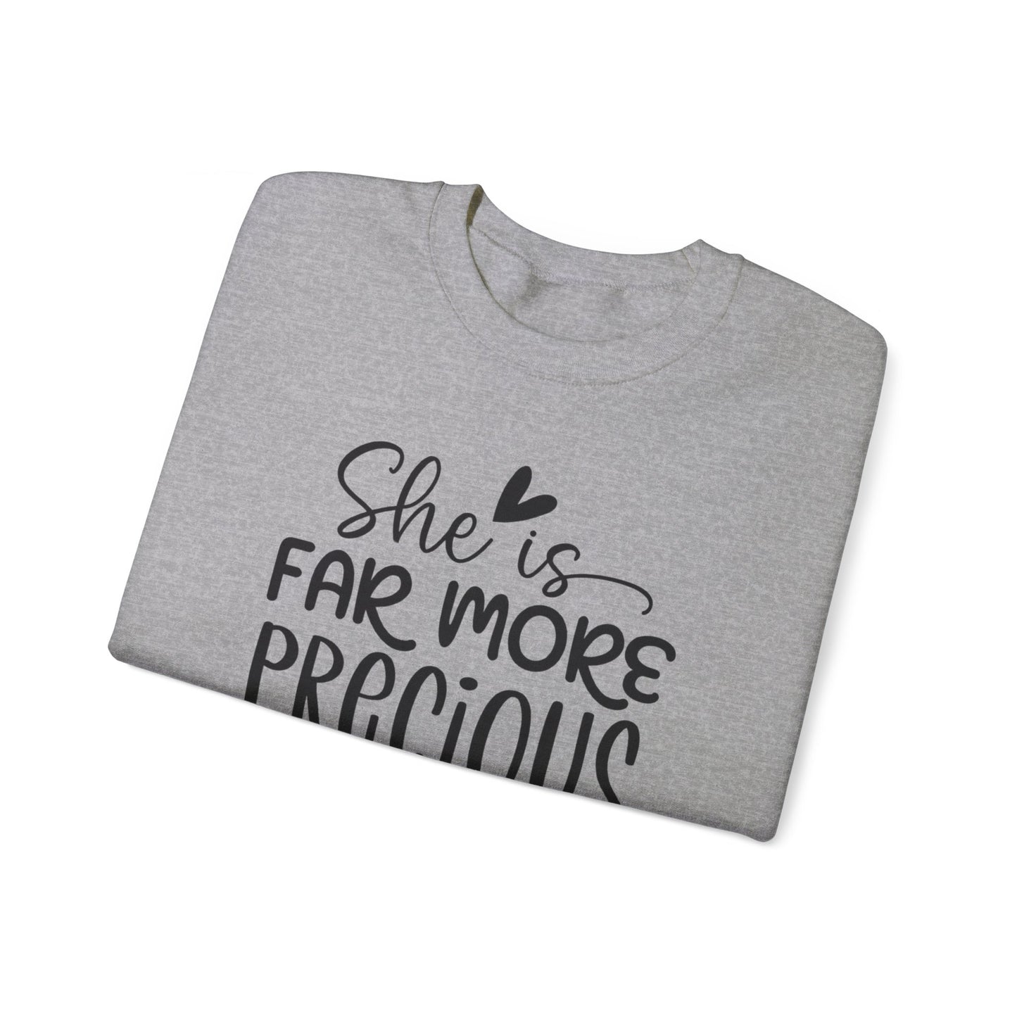 Far More Precious Women's Relaxed Sweatshirt - Sweet Baby Jeez Teez