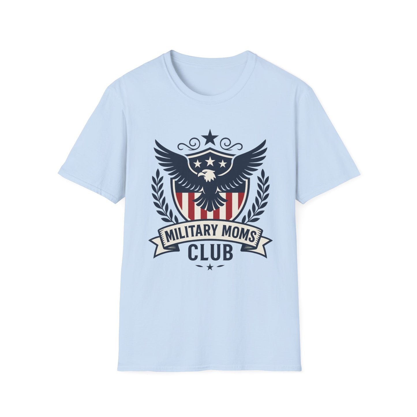 Military Moms Club Women's Relaxed Tshirt (Crest Logo) - Sweet Baby Jeez Teez