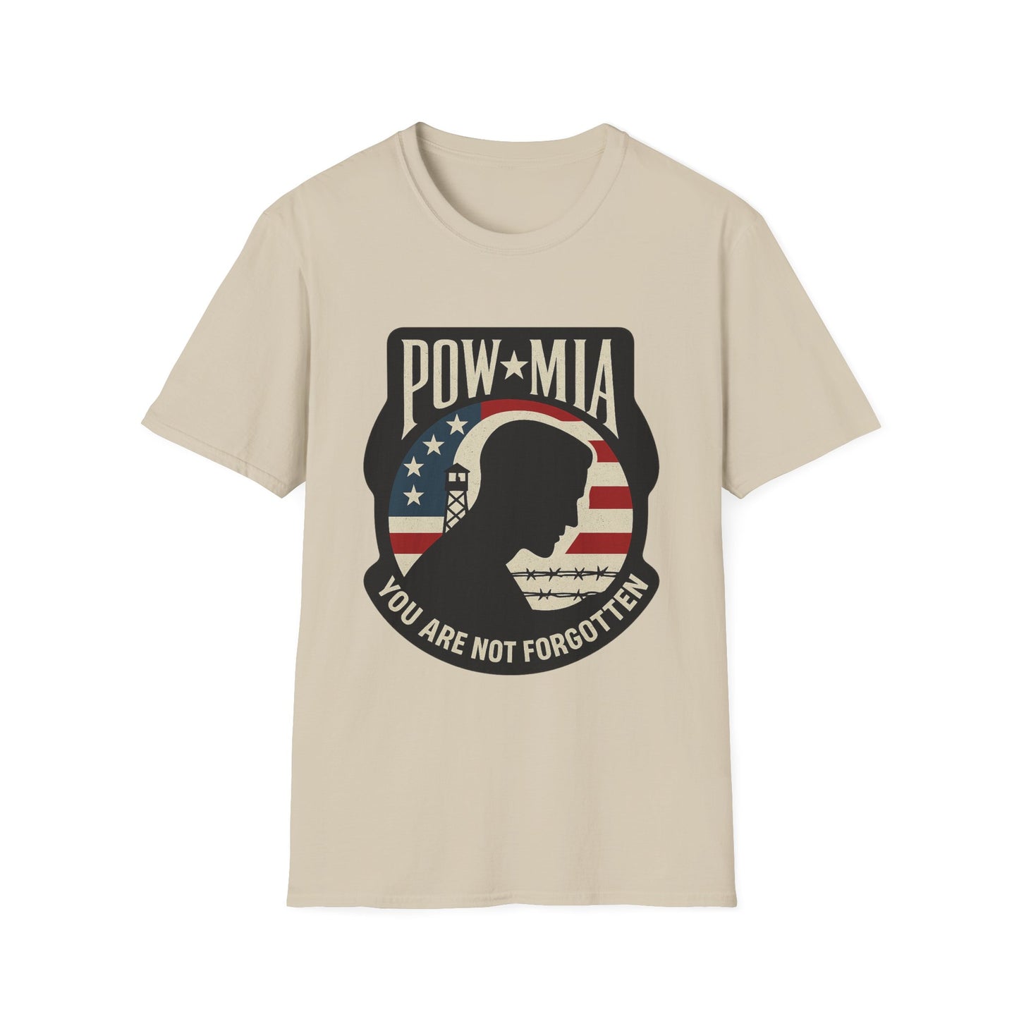 "POW-MIA You are not Forgotten" Military Tribute Unisex T-Shirt