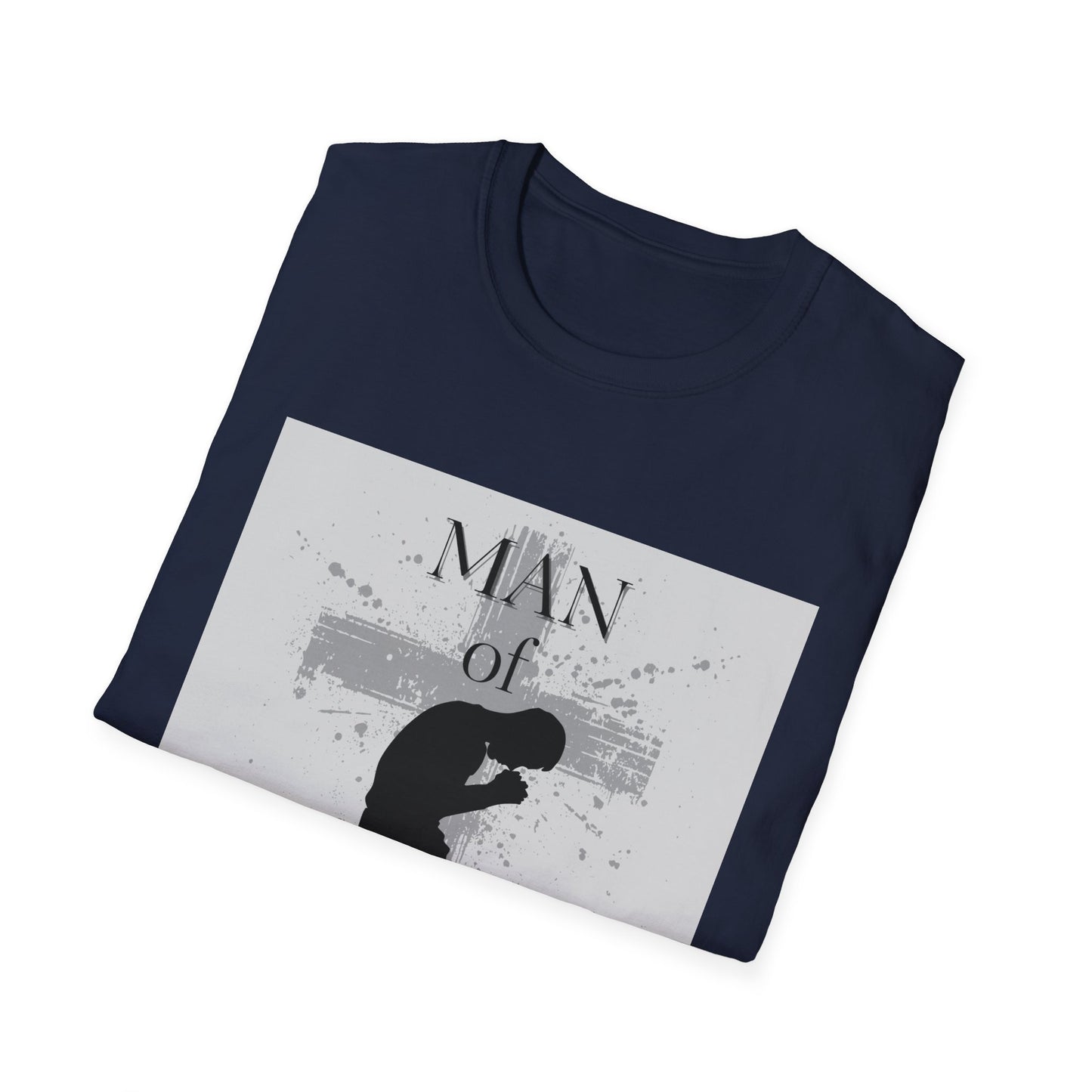 Man of God Men's Tshirt (Gray Logo) - Sweet Baby Jeez Teez