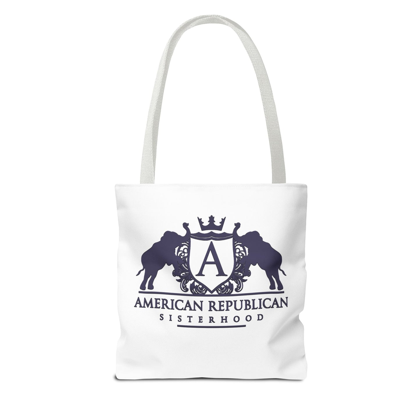 ARS Black Plum Logo Tote Bag (AOP)